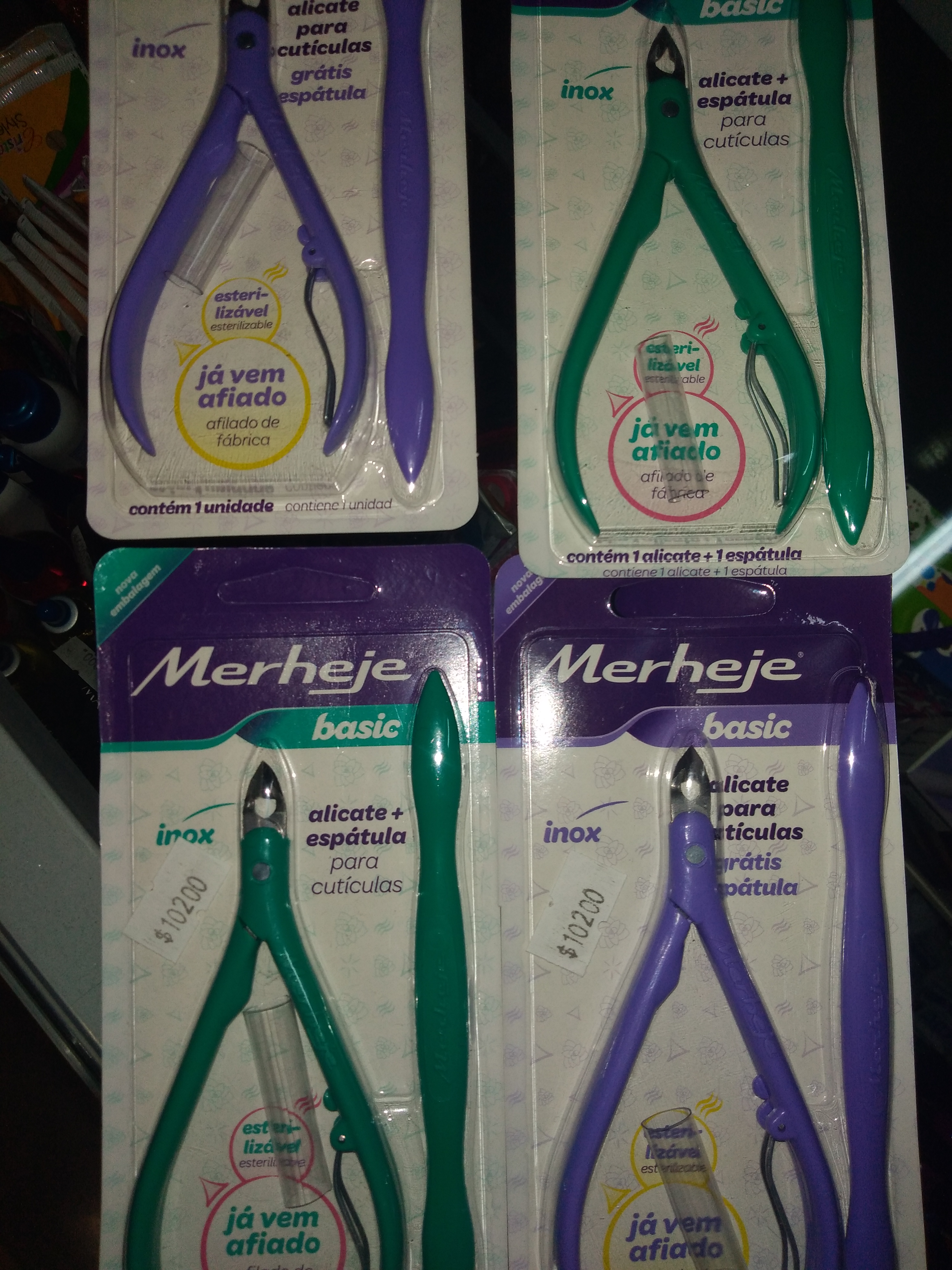 Alicate más espátula para cutícula