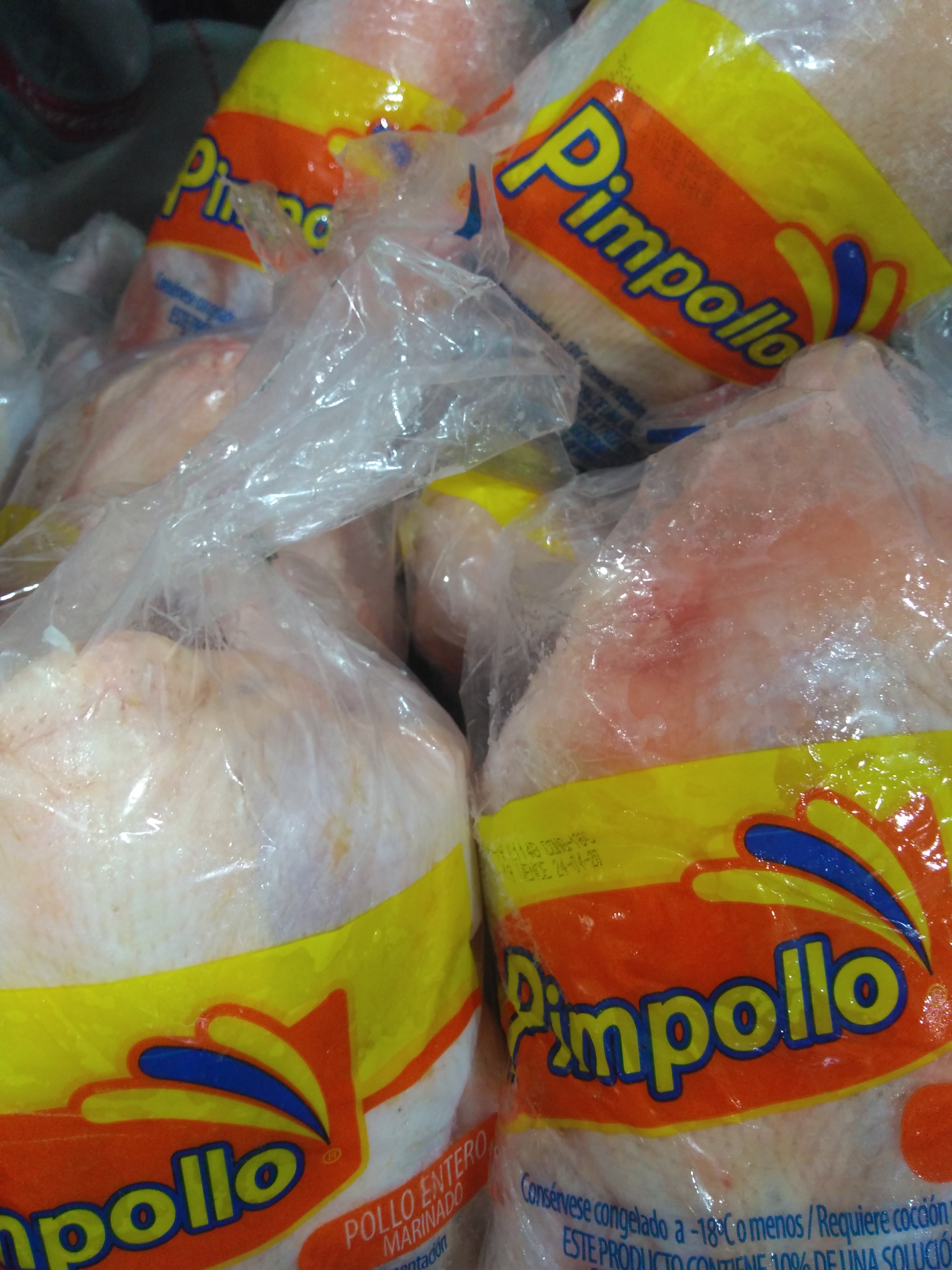 Pollo sin vicera