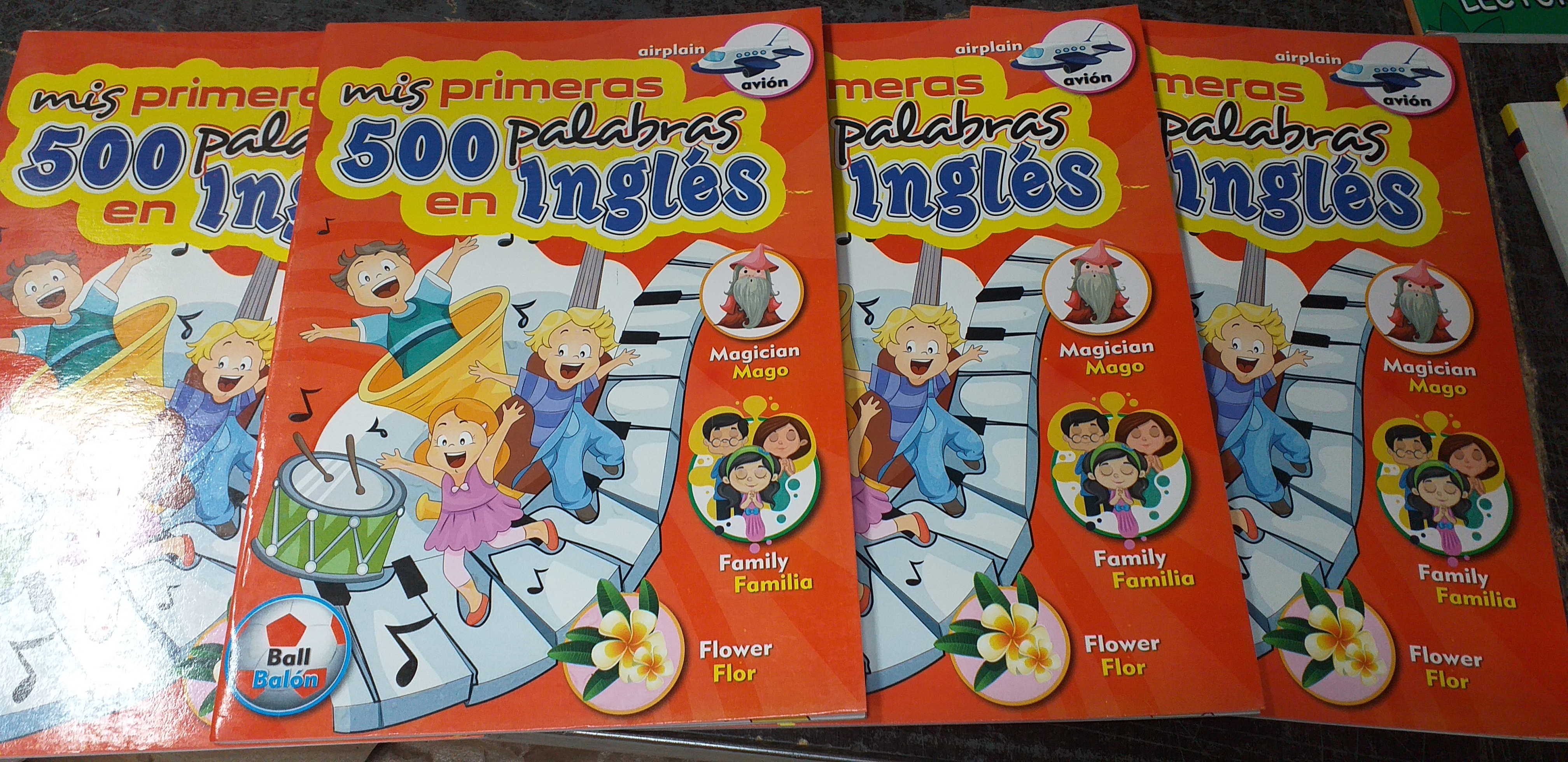 Iibro escolar en ingles mis primeras 500 palabras