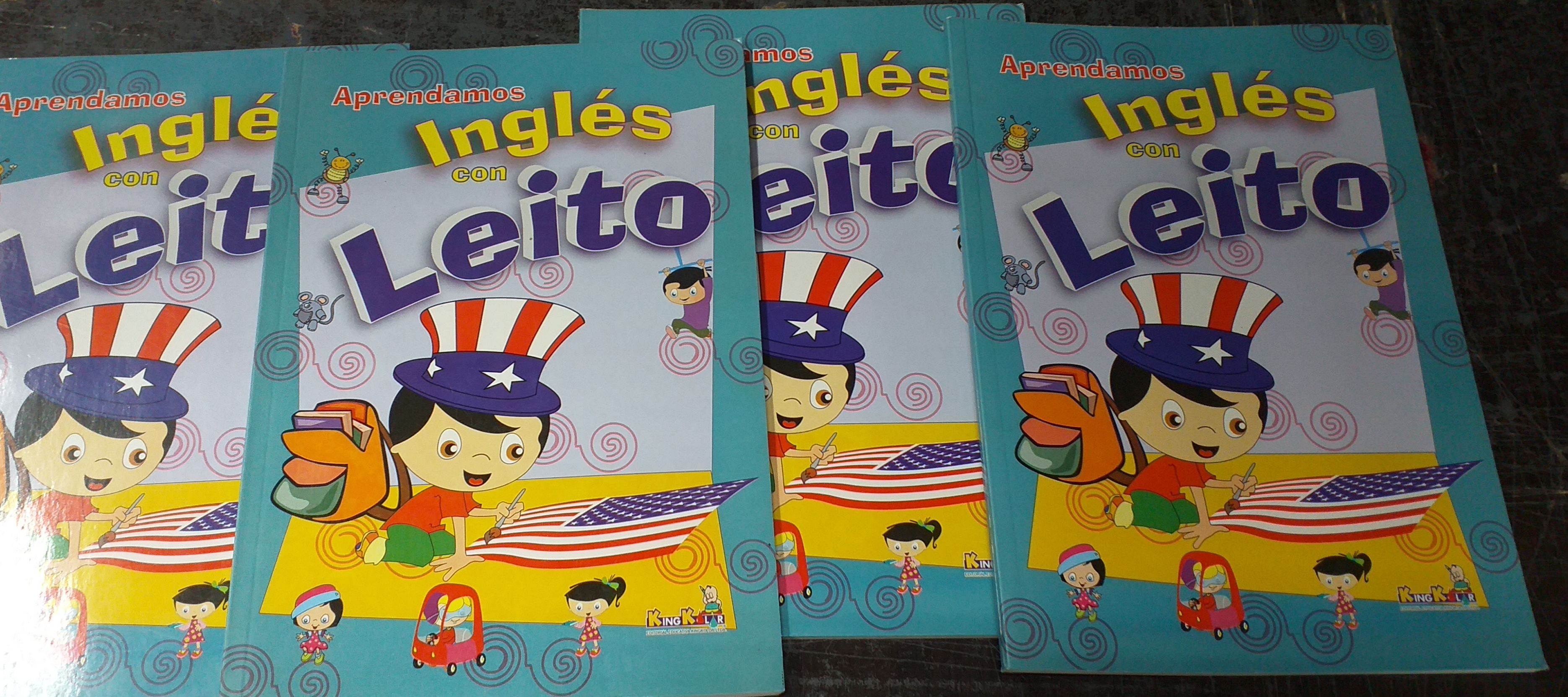 Libro escolar aprendamos ingles con leito