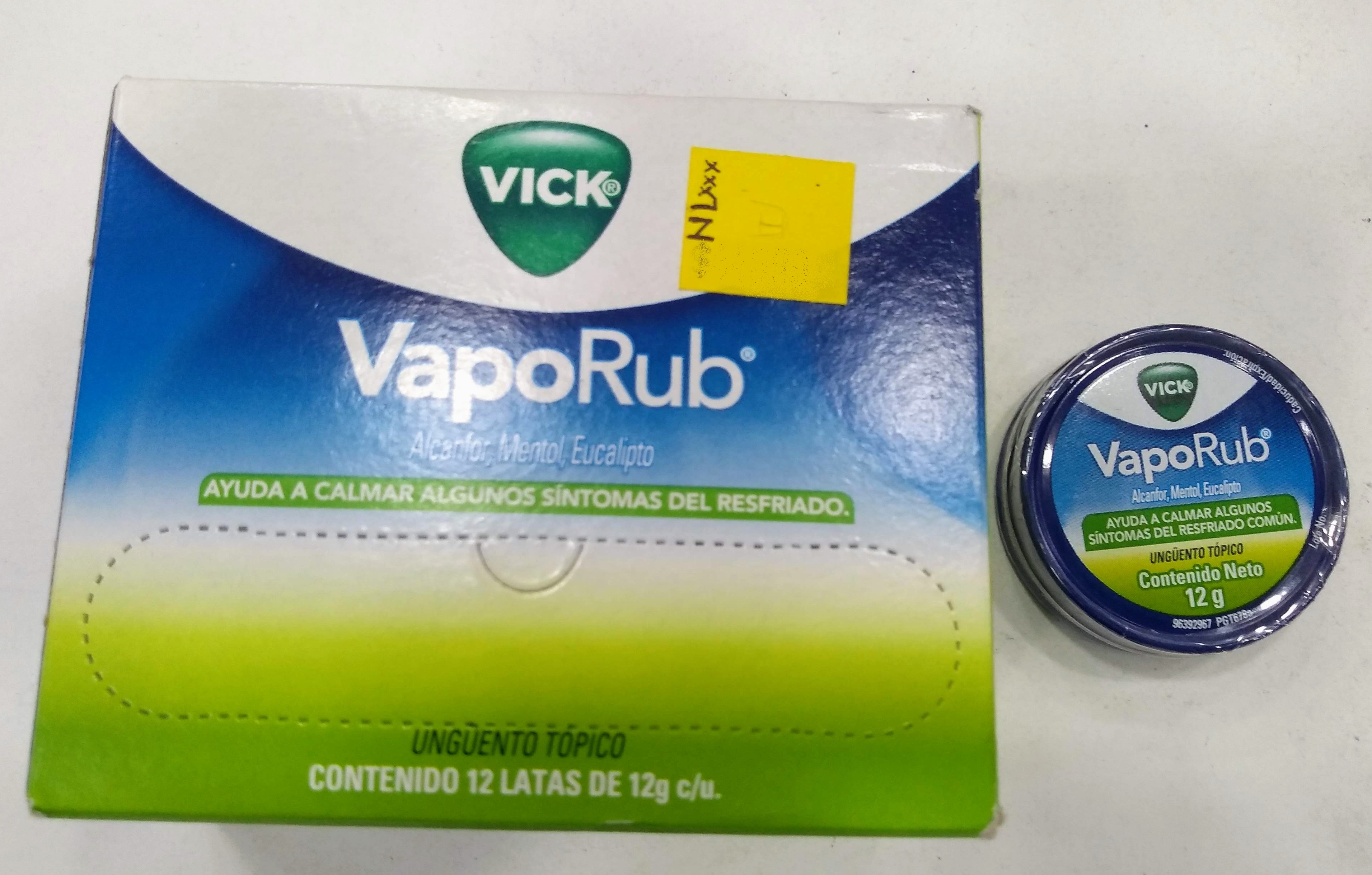 VapoRub 12gr x 12 unidades