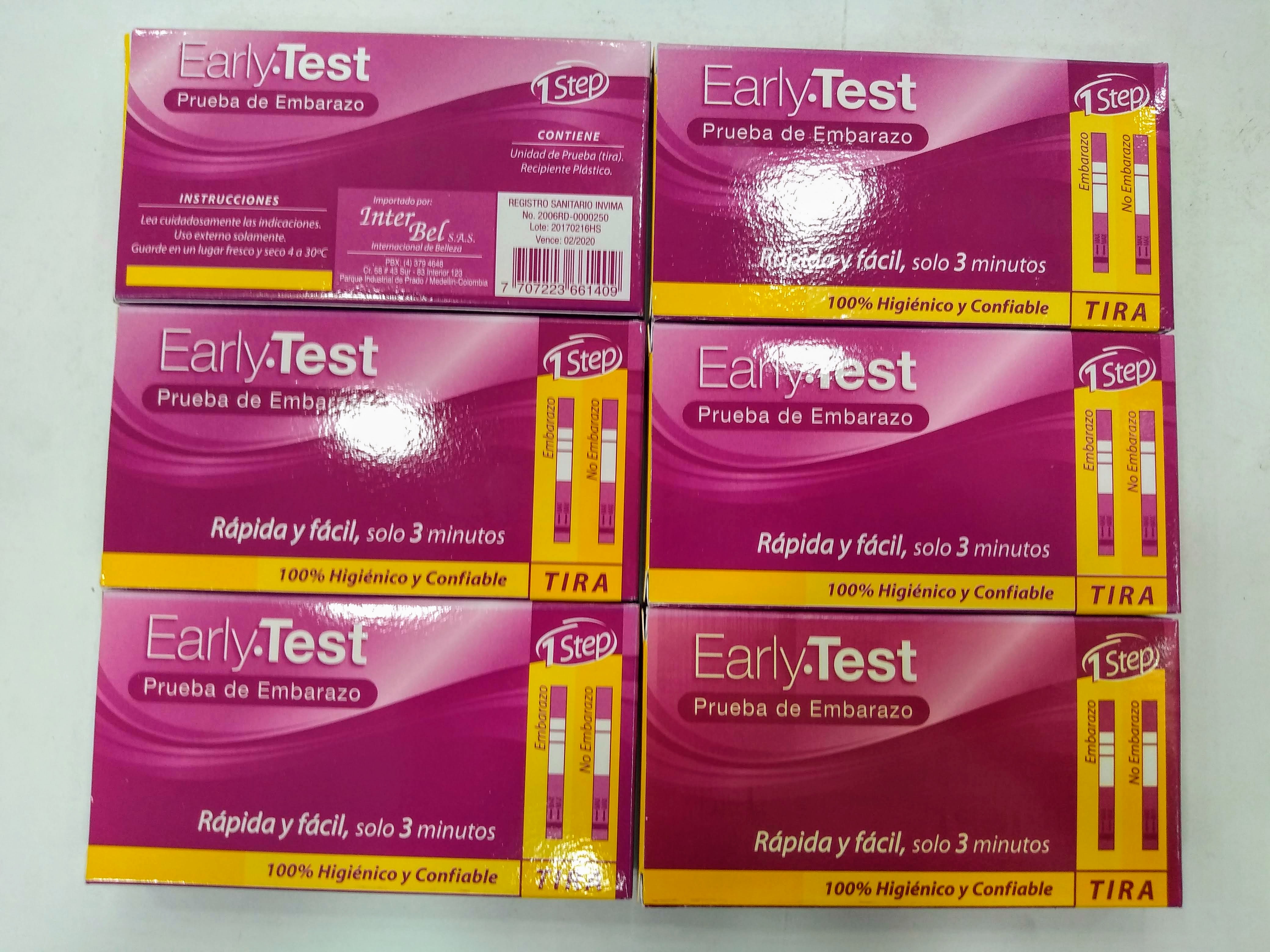 Early Test Prueba de embarazo tira