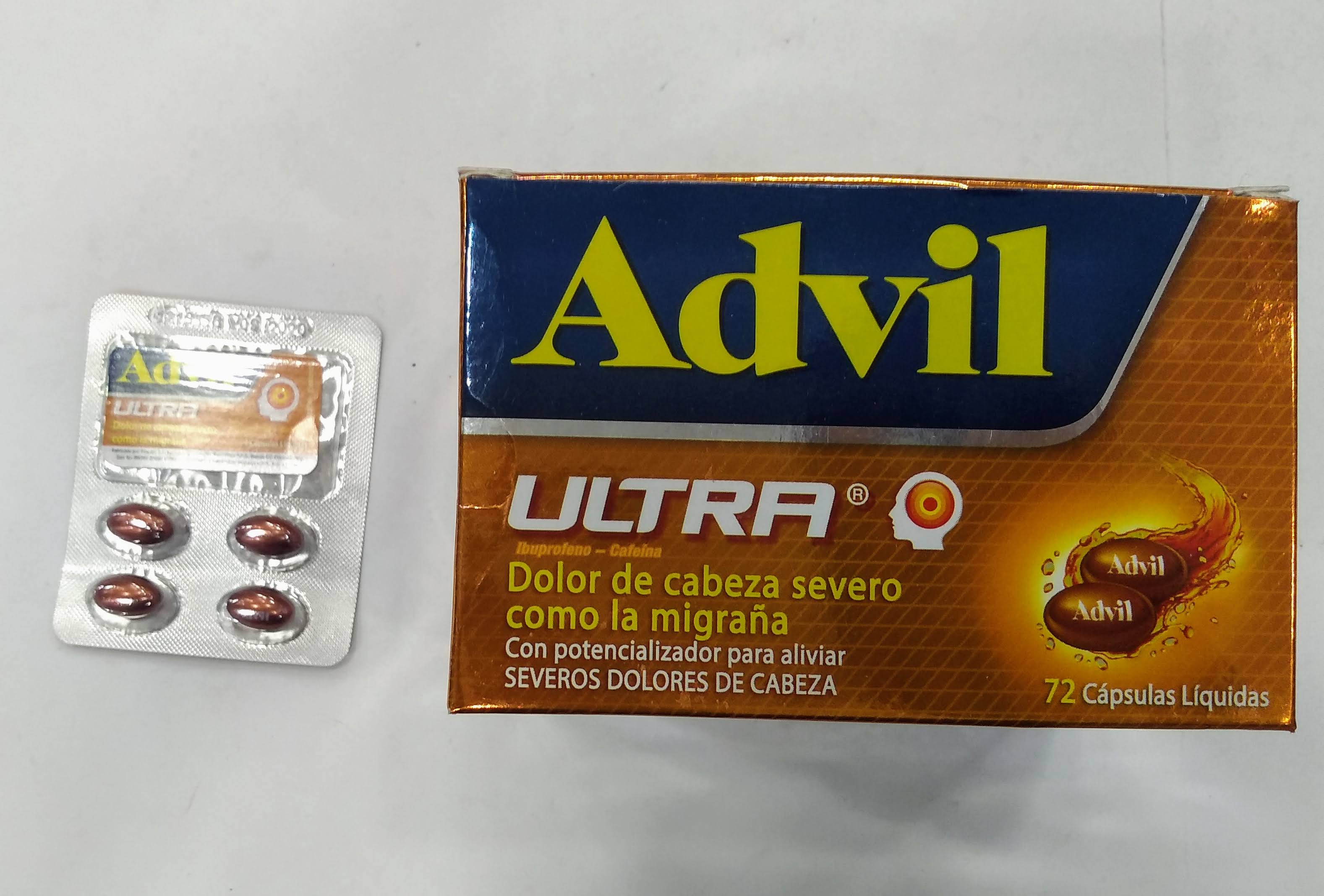 Advil ultra x72capsulas