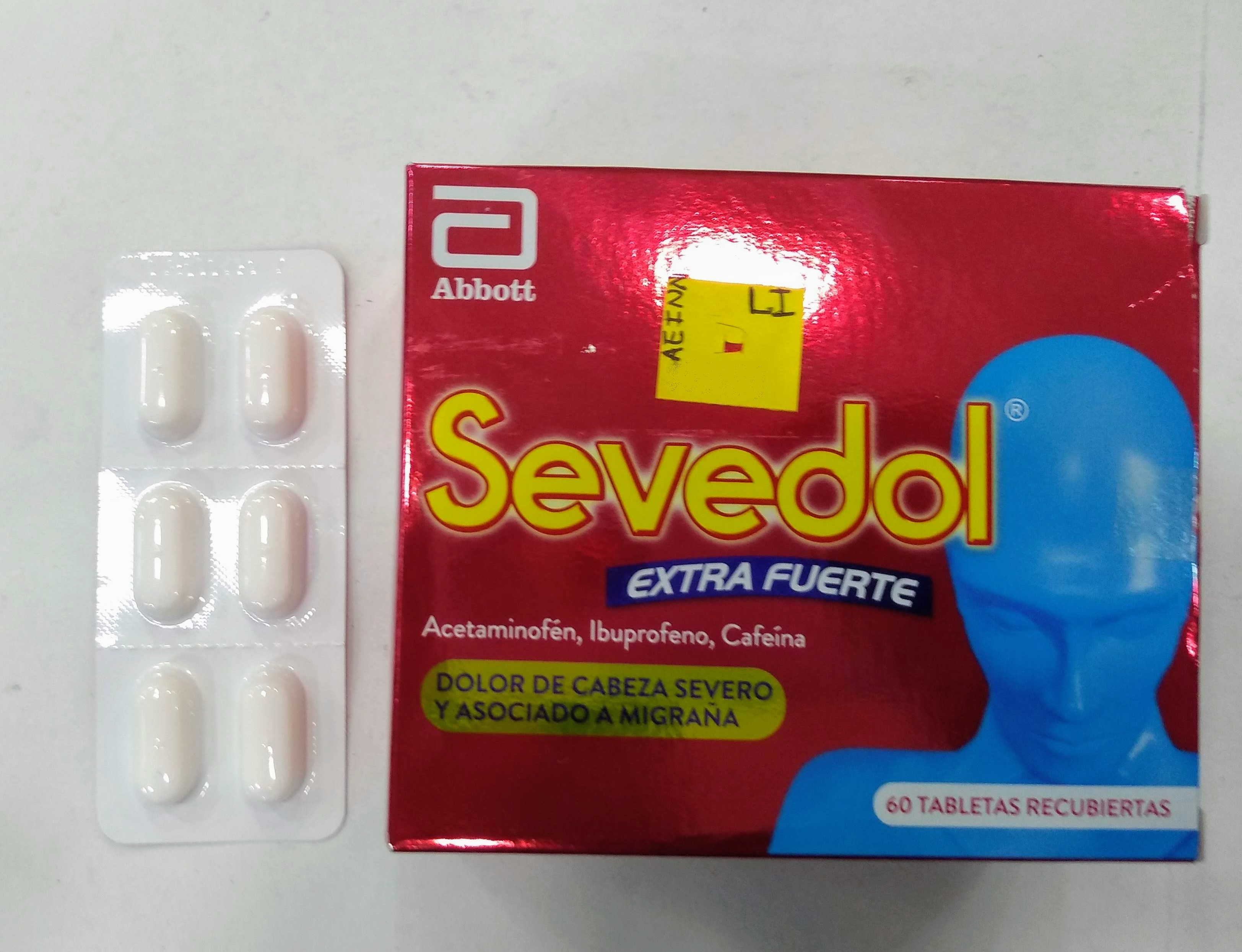 Sevedol Extra Fuerte x60tabletas