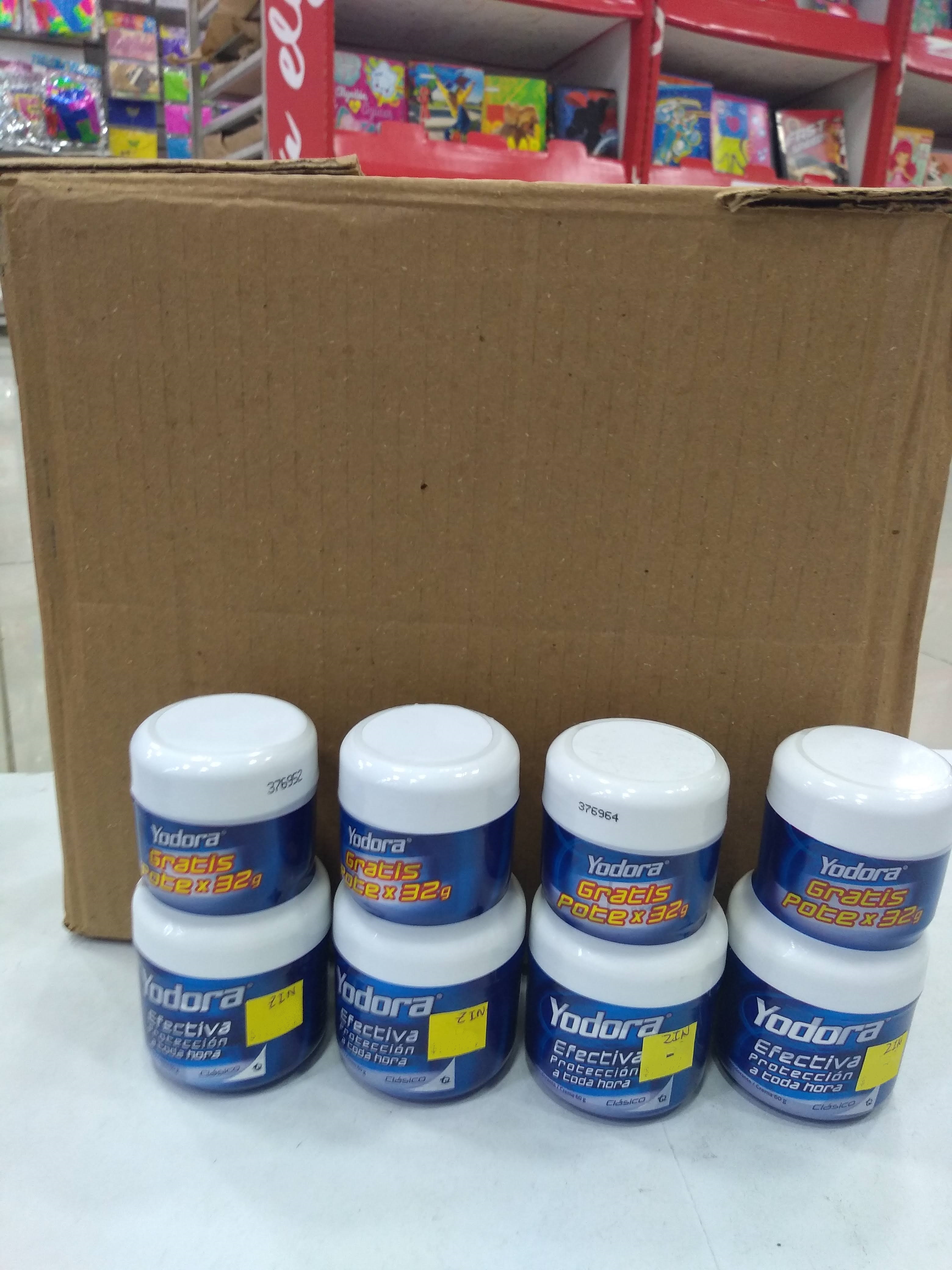 Yodora crema desodorante 32+60gr