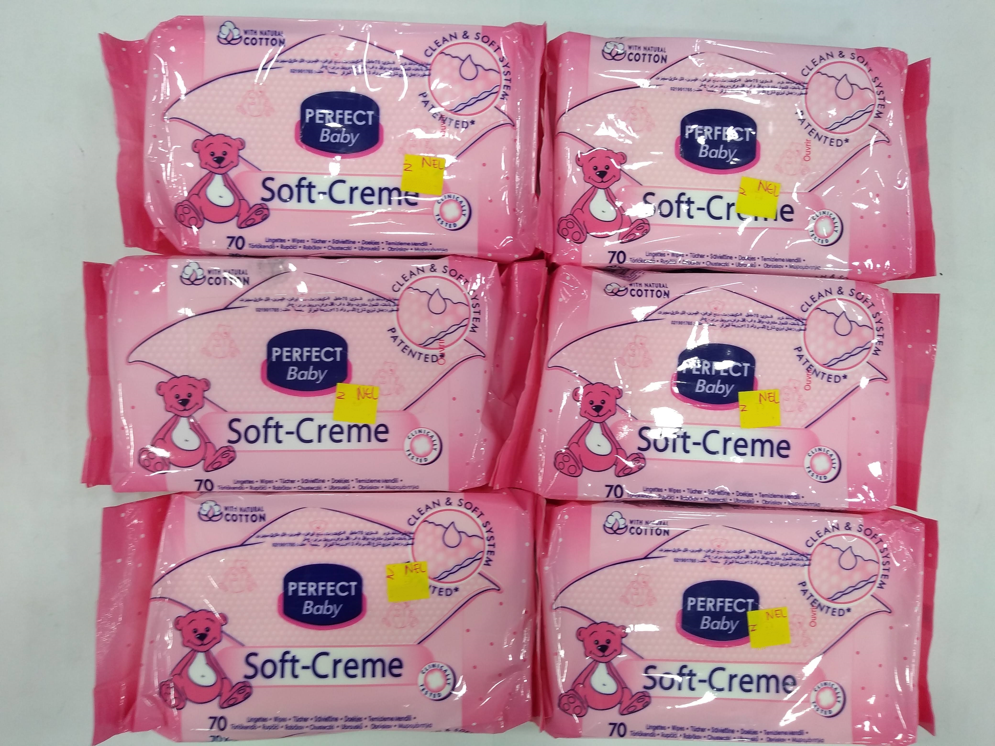 Toallitas Perfect Baby Soft Creme 70unidades