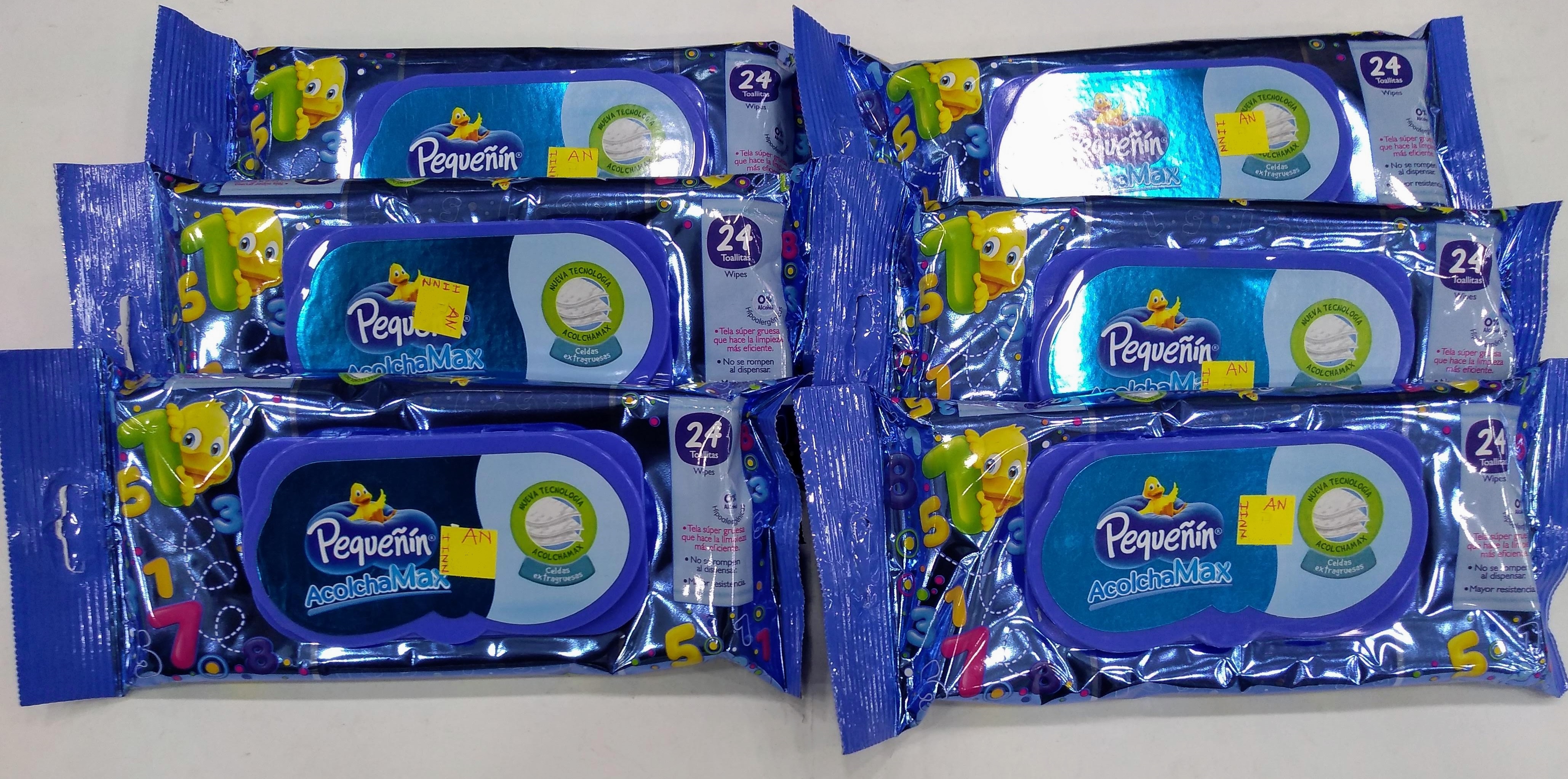 Toallitas acolchadas pequeñin 24 unidades