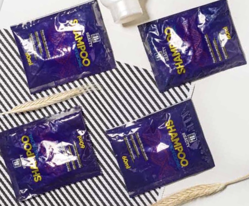 Sachet Shampo con Cebolla y Sin sal x 60ml