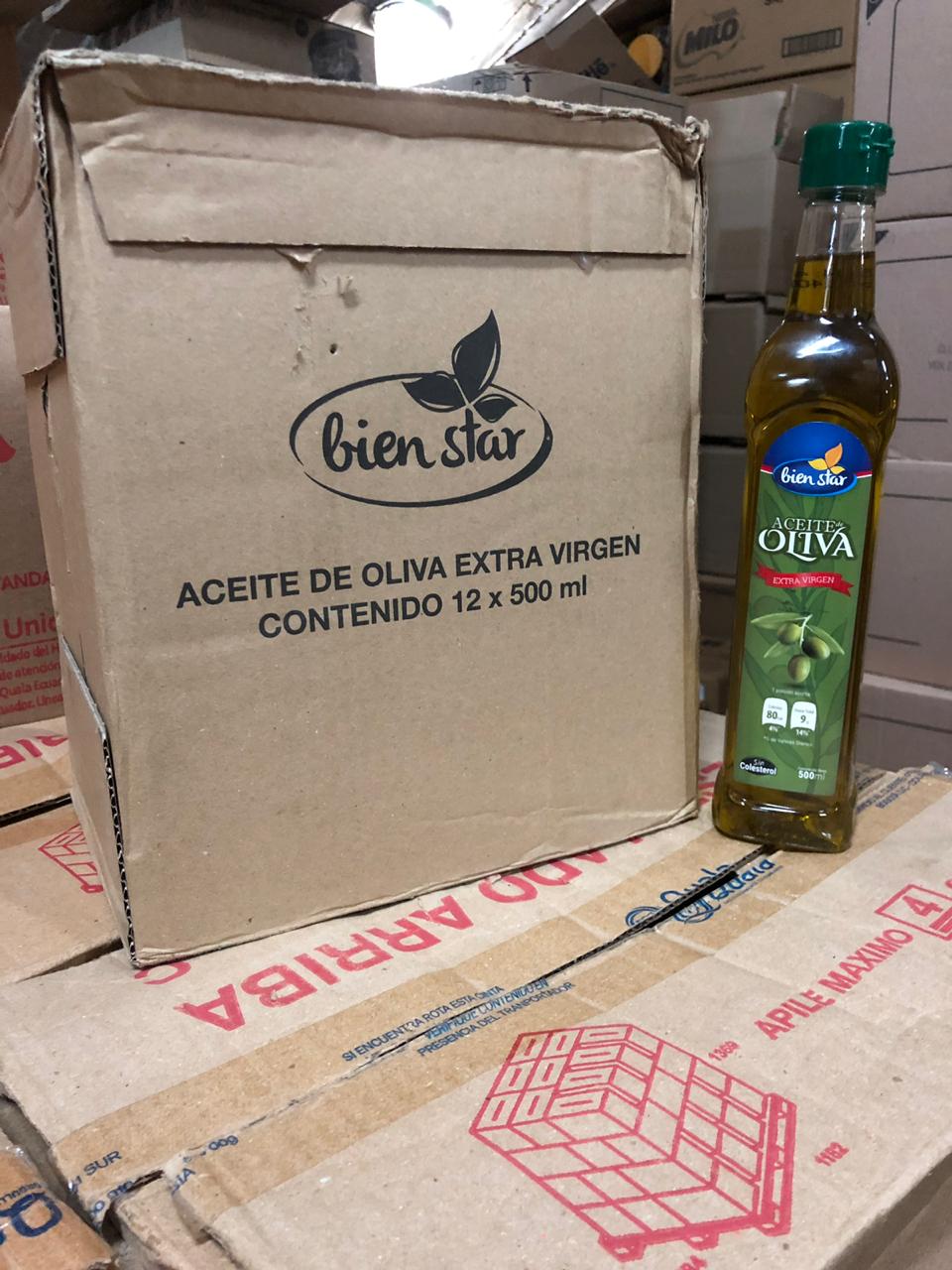 Aceite de oliva extra virgen x 500ml