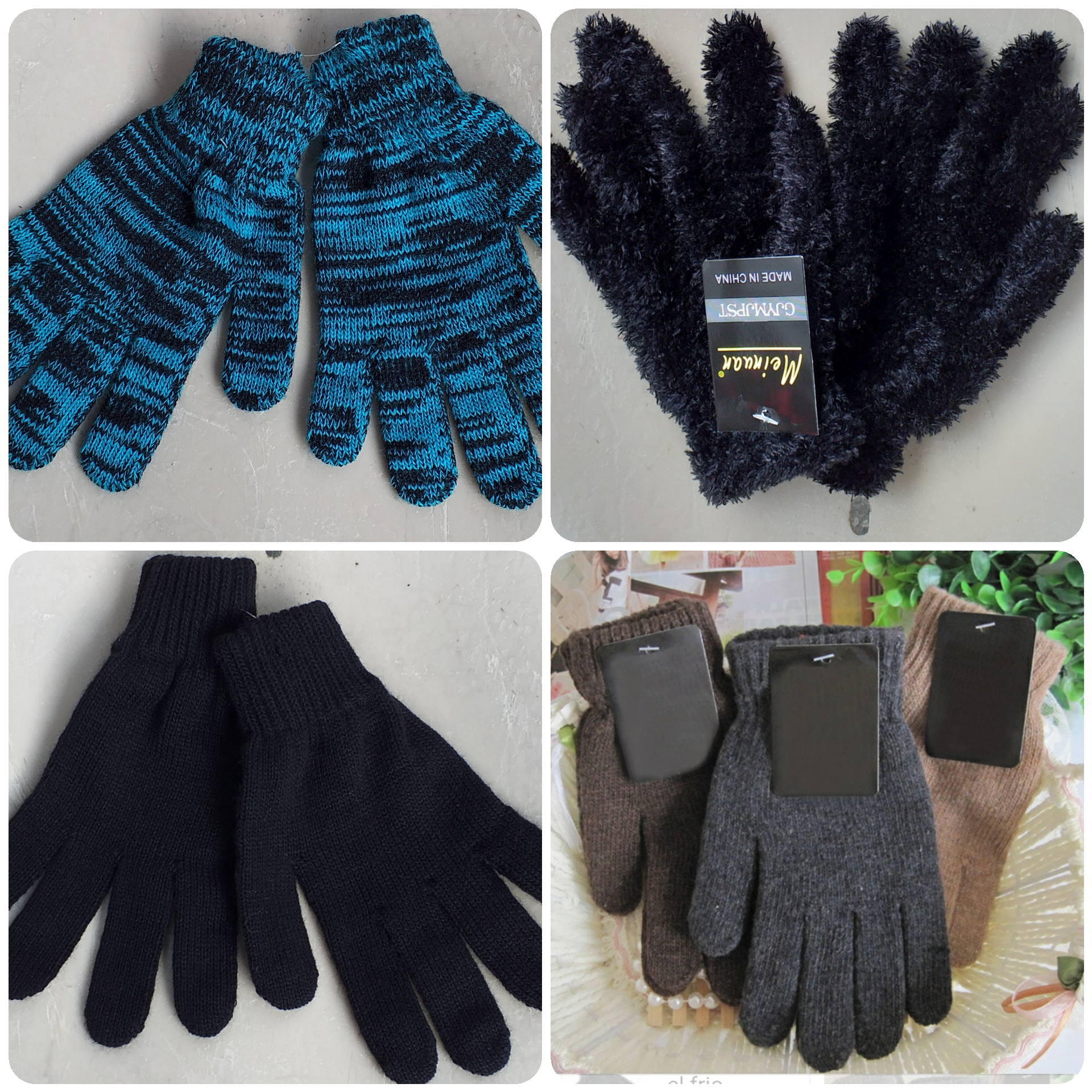 Guantes termicos de lana