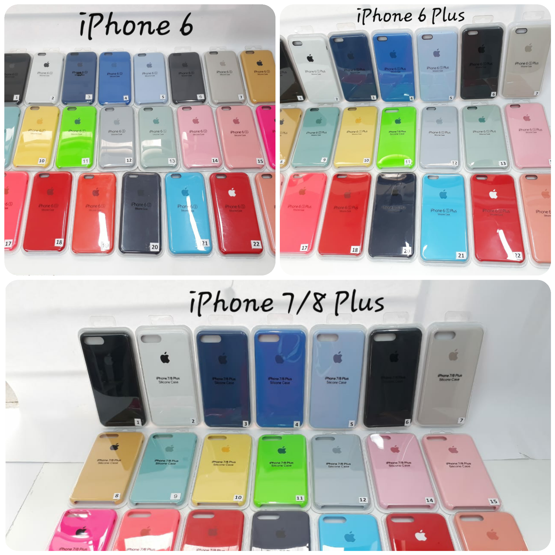 Estuche para iphone 6 ,7 ,8 plus
