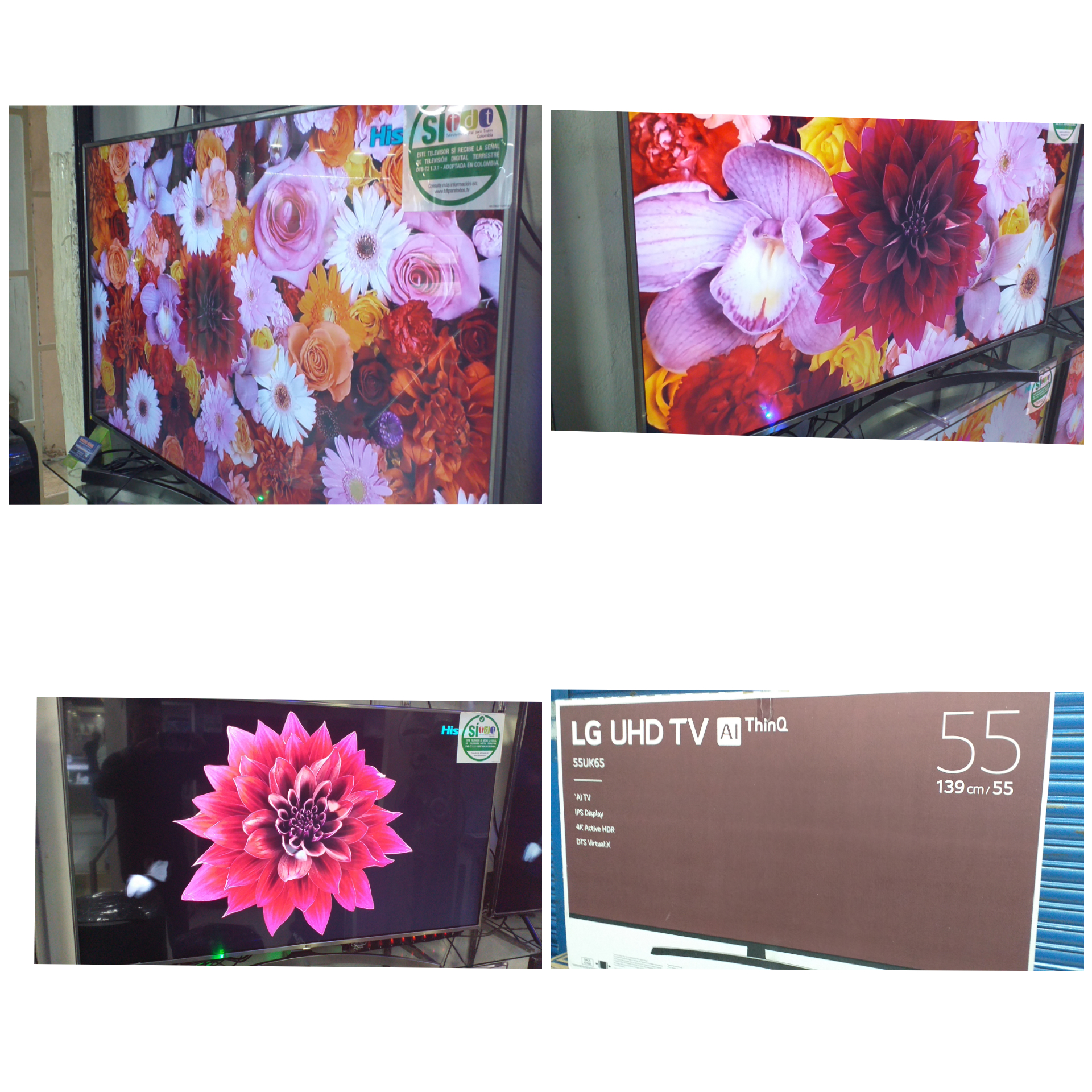 Televisor LG 55 pulgadas modelo 55 uk 65 50