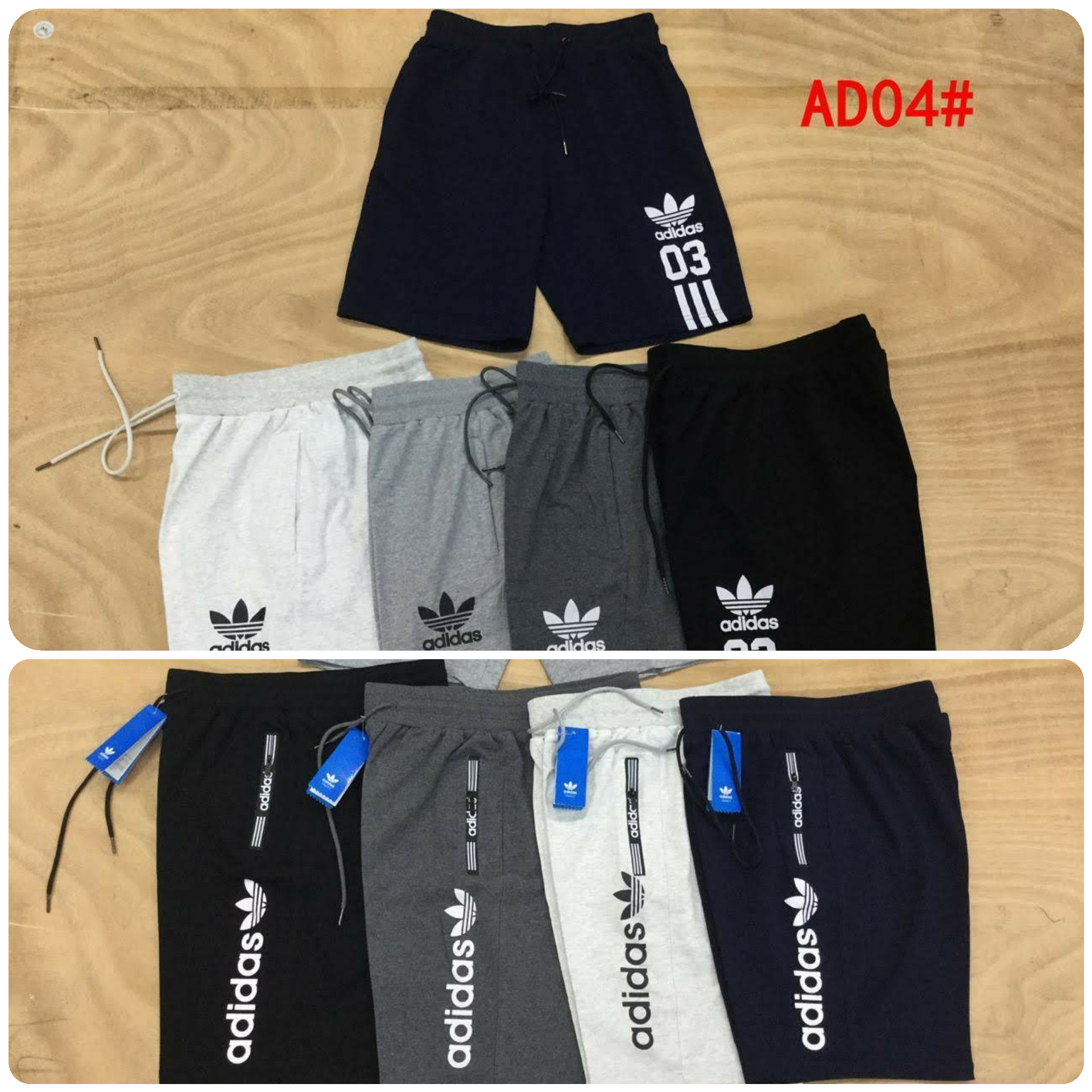 Pantaloneta adidas en algodon ref #04
