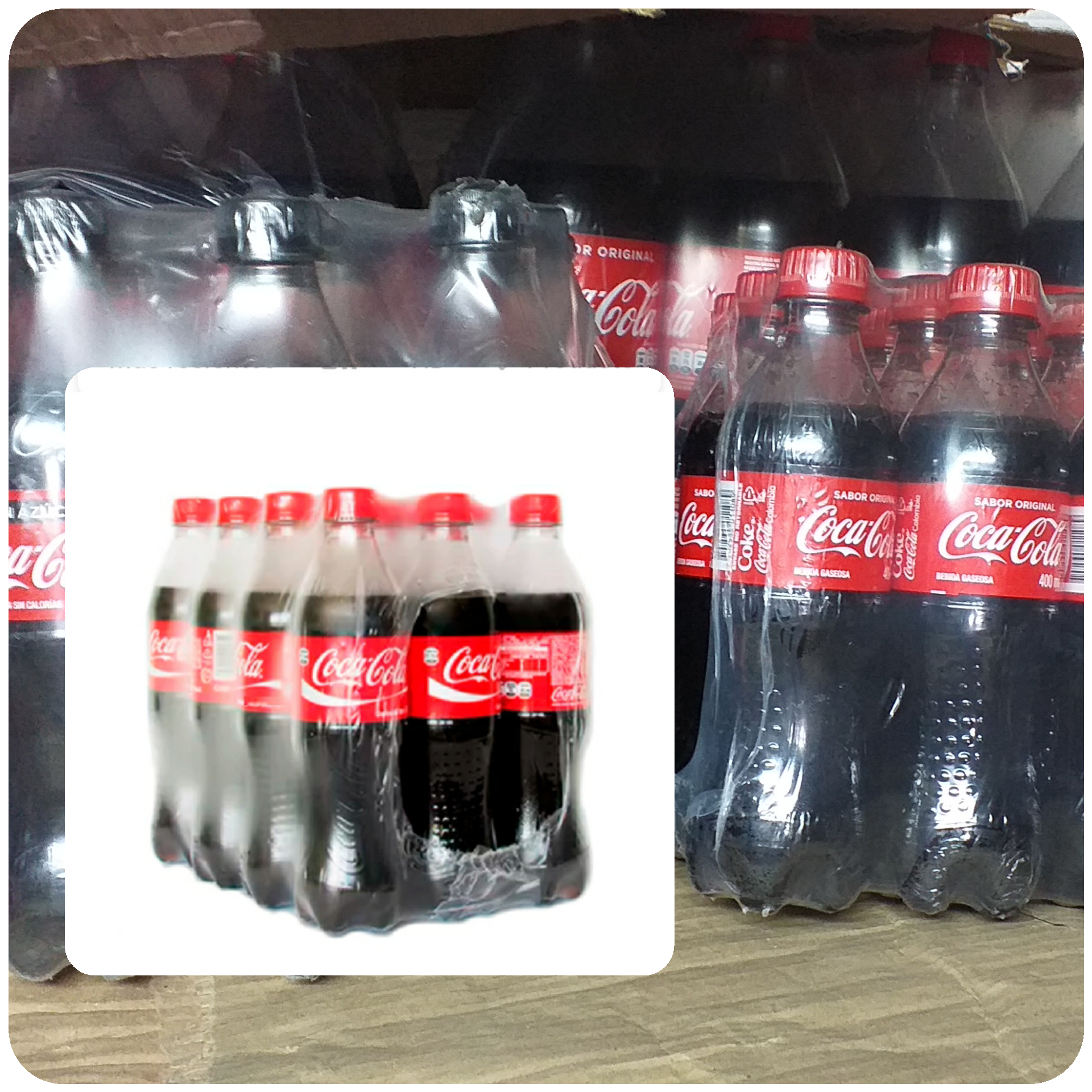 Cocacola 400 ml x 12 unidades