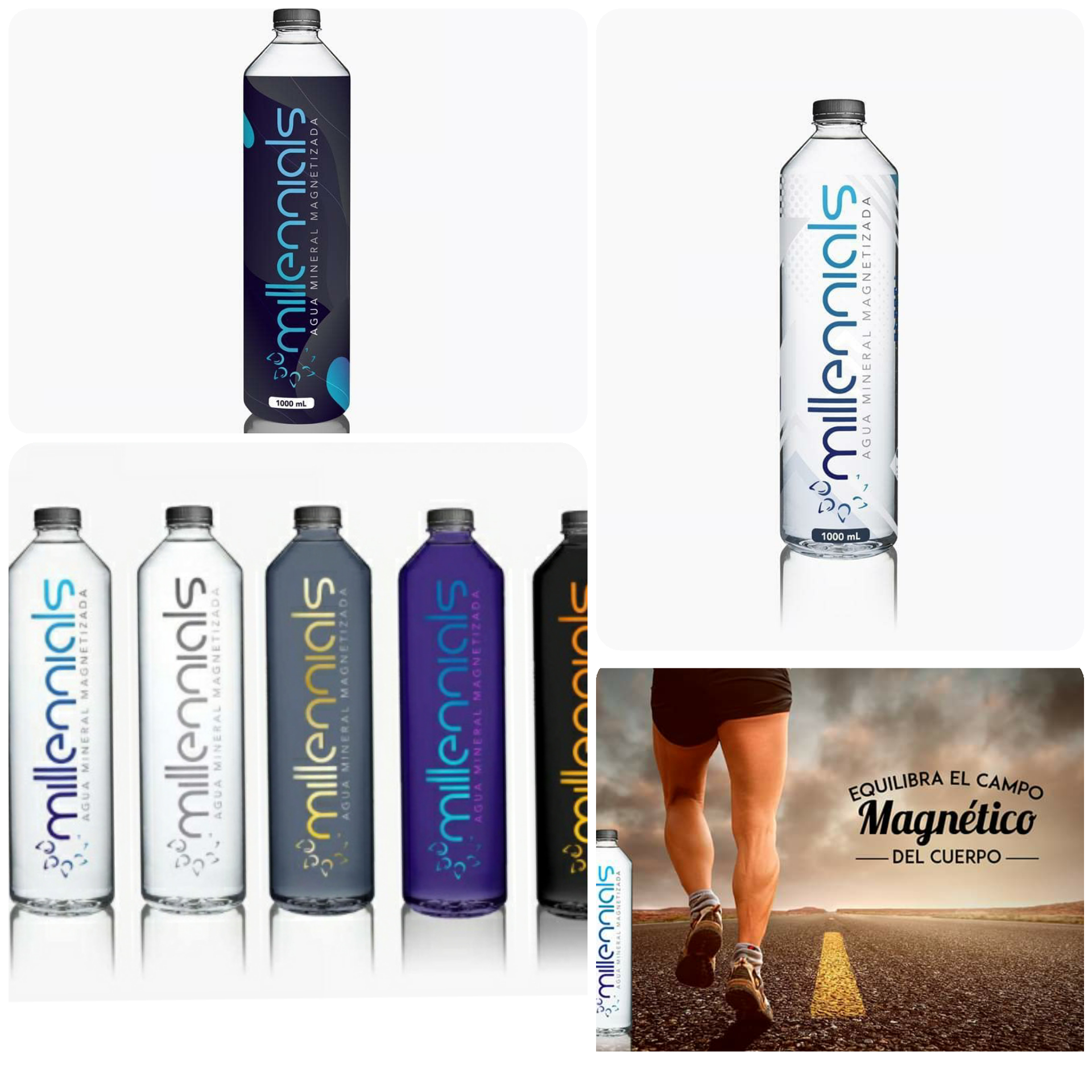 Agua mineral magnetizada x 1000ml