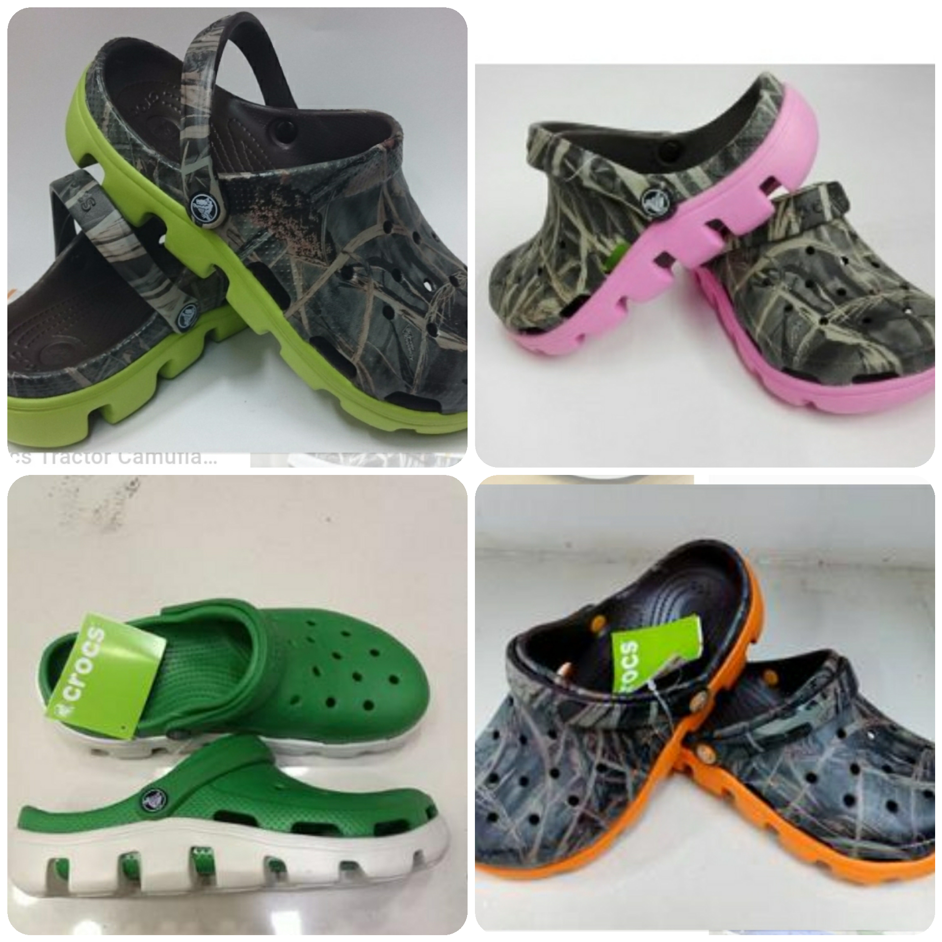 Crocs camuflados