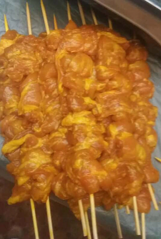 Chuzos de pollo