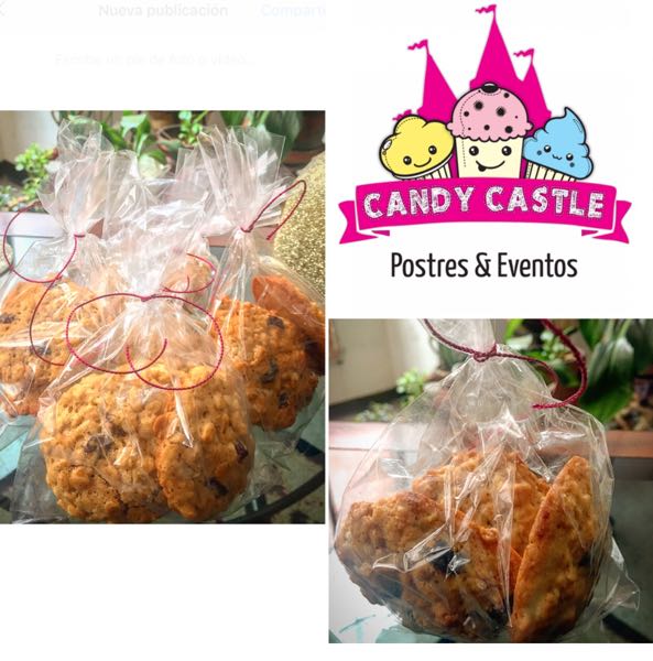 GALLETAS DE AVENA CON PASAS