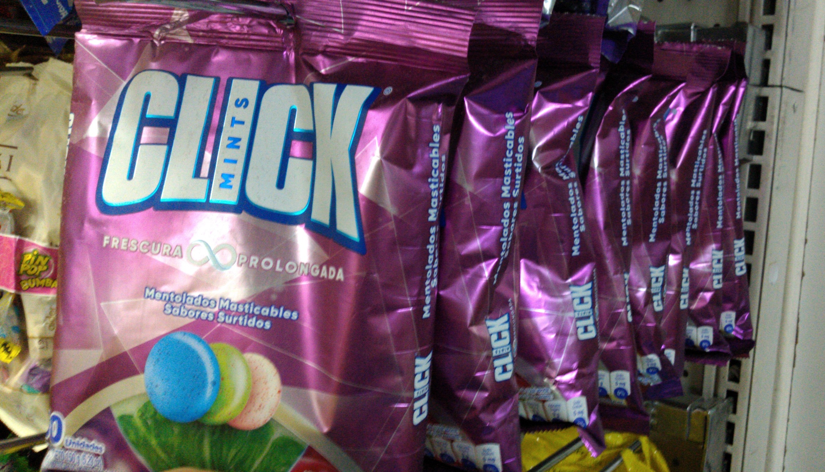 Click mentolados masticables x 50 unidades
