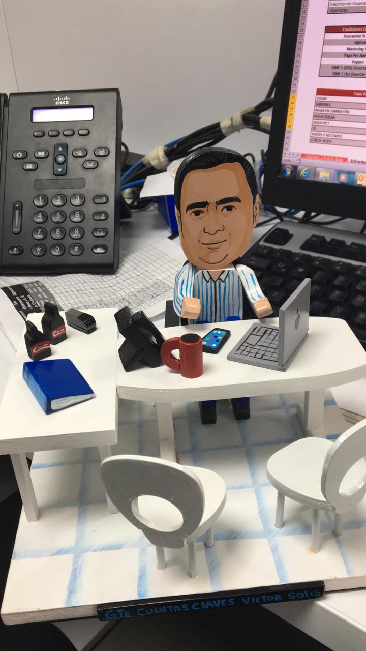 Maqueta tipo escritorio