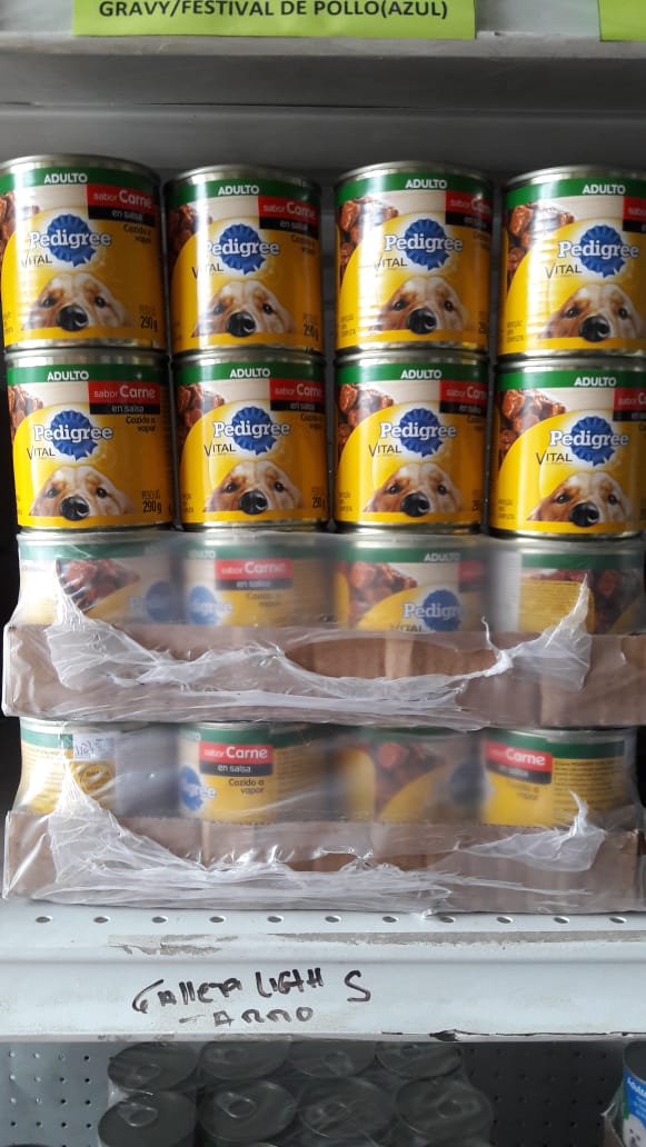 Alimento perros Adultos Pedigree paca × 12 latas