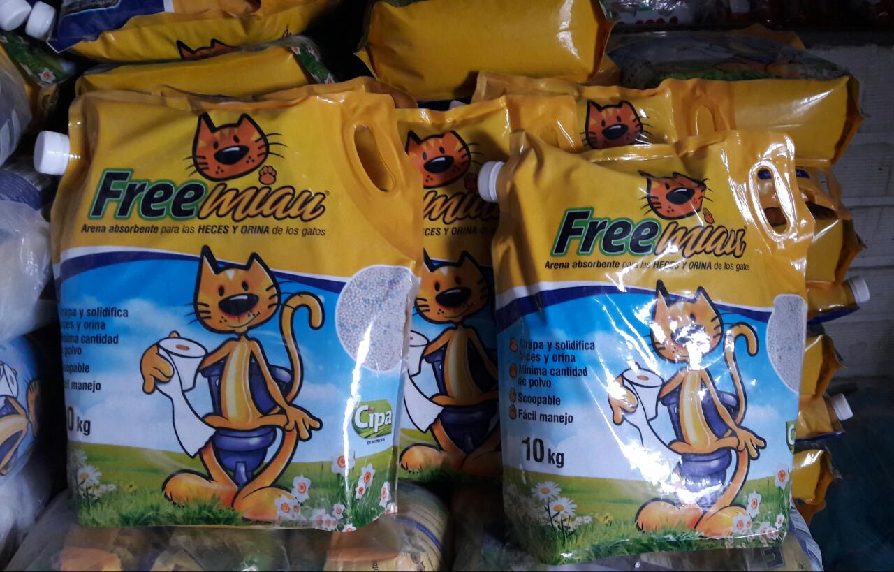 Arena para gatos Free Miau × 10kg