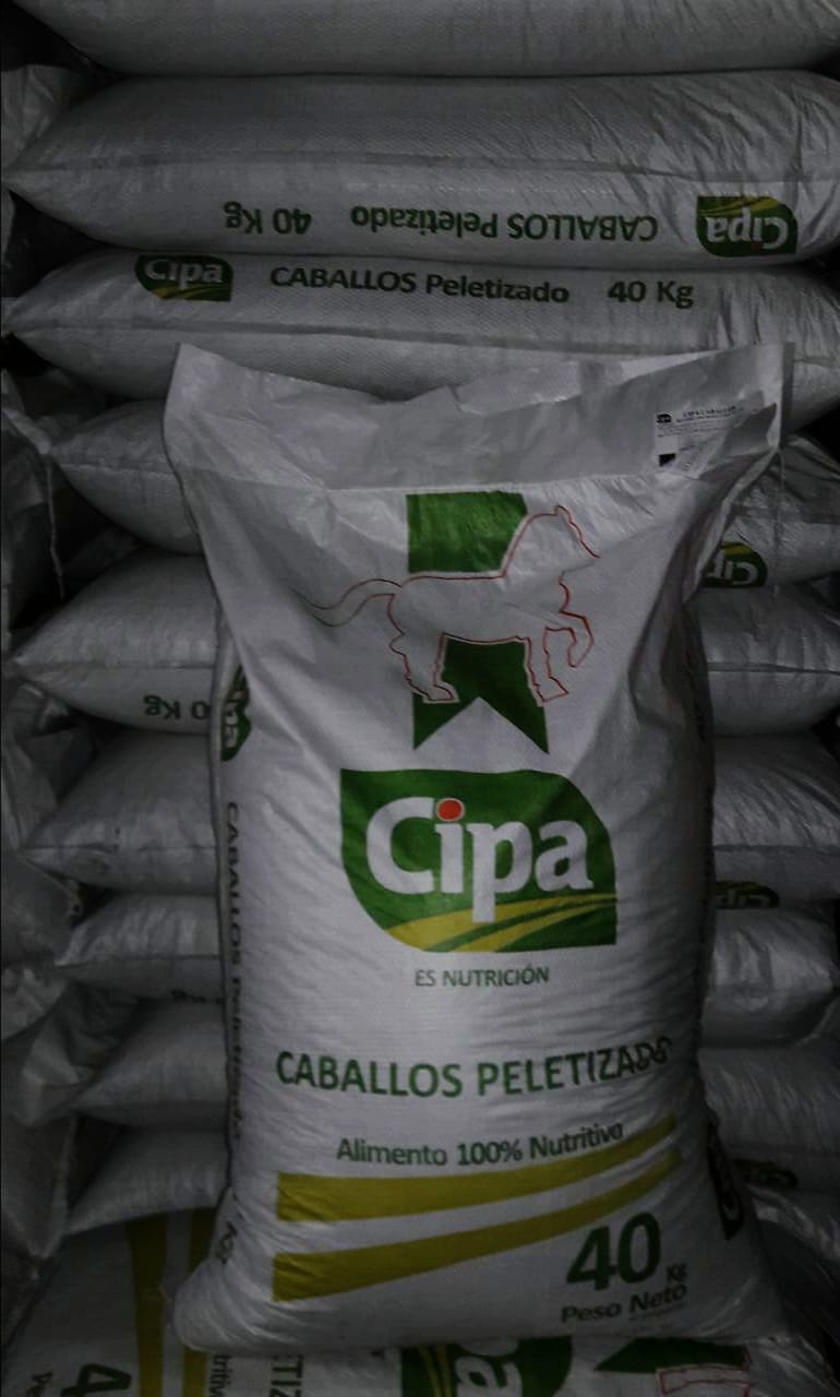 Cipa Caballo Peletizado /Alimento × 40kg