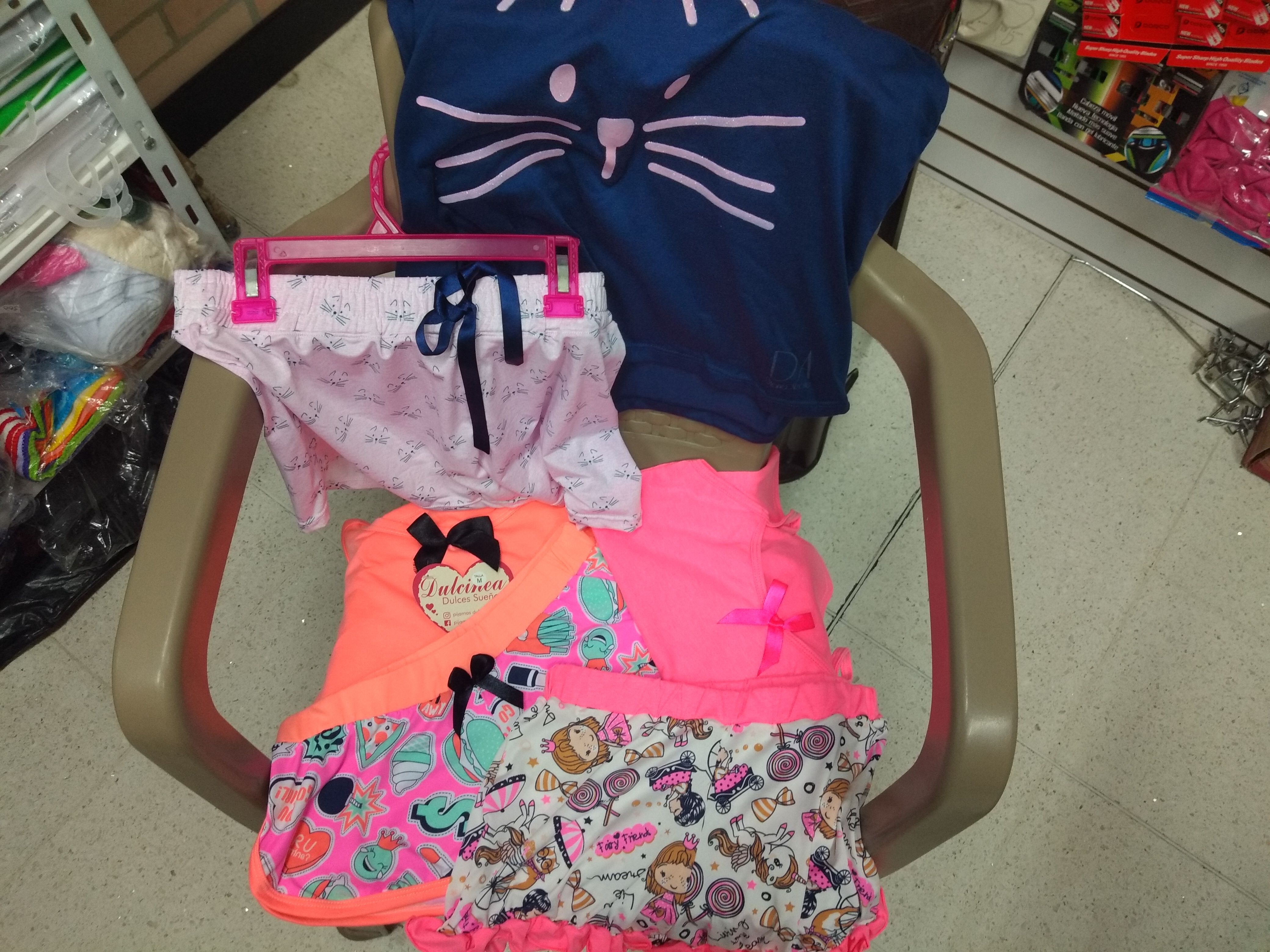 Pijamas en shorts