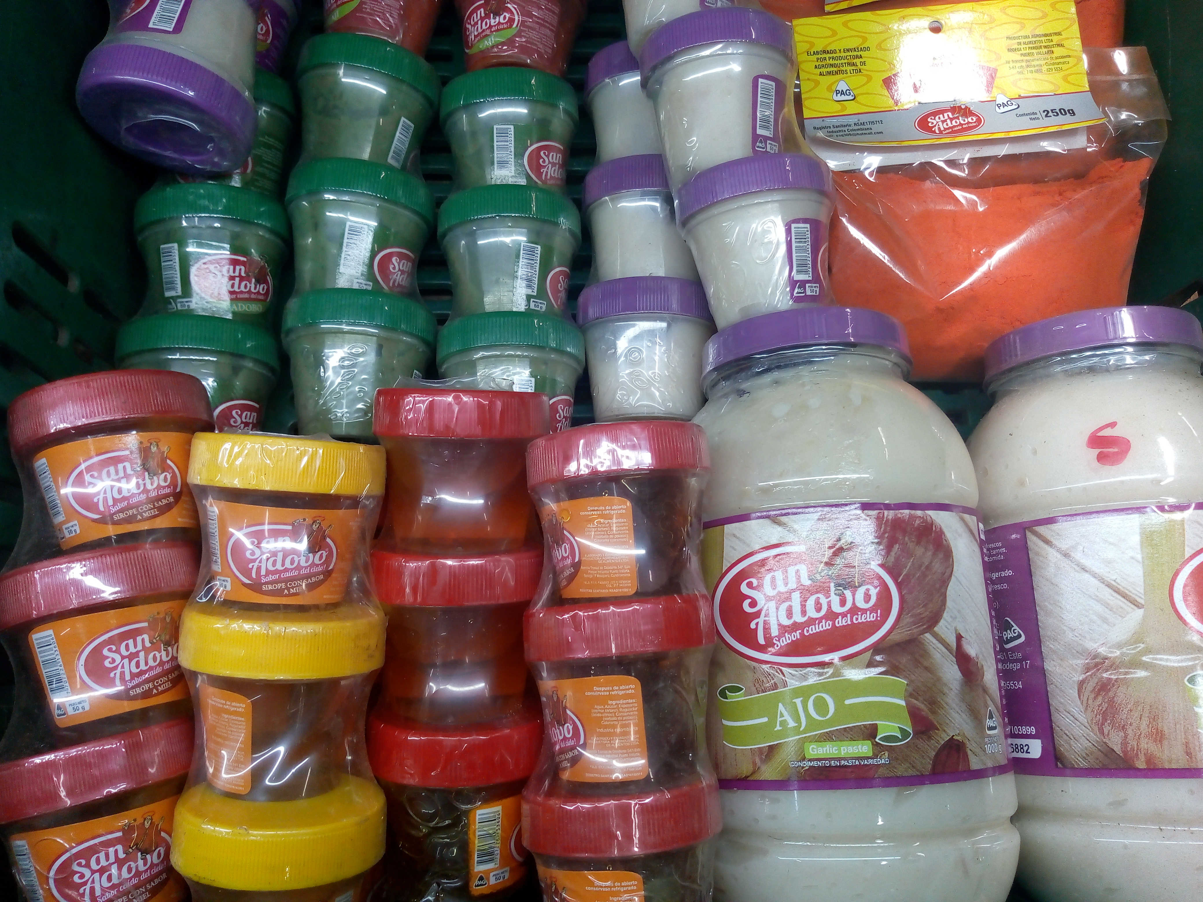 Pastá de ajo, ají o adobo 250gr