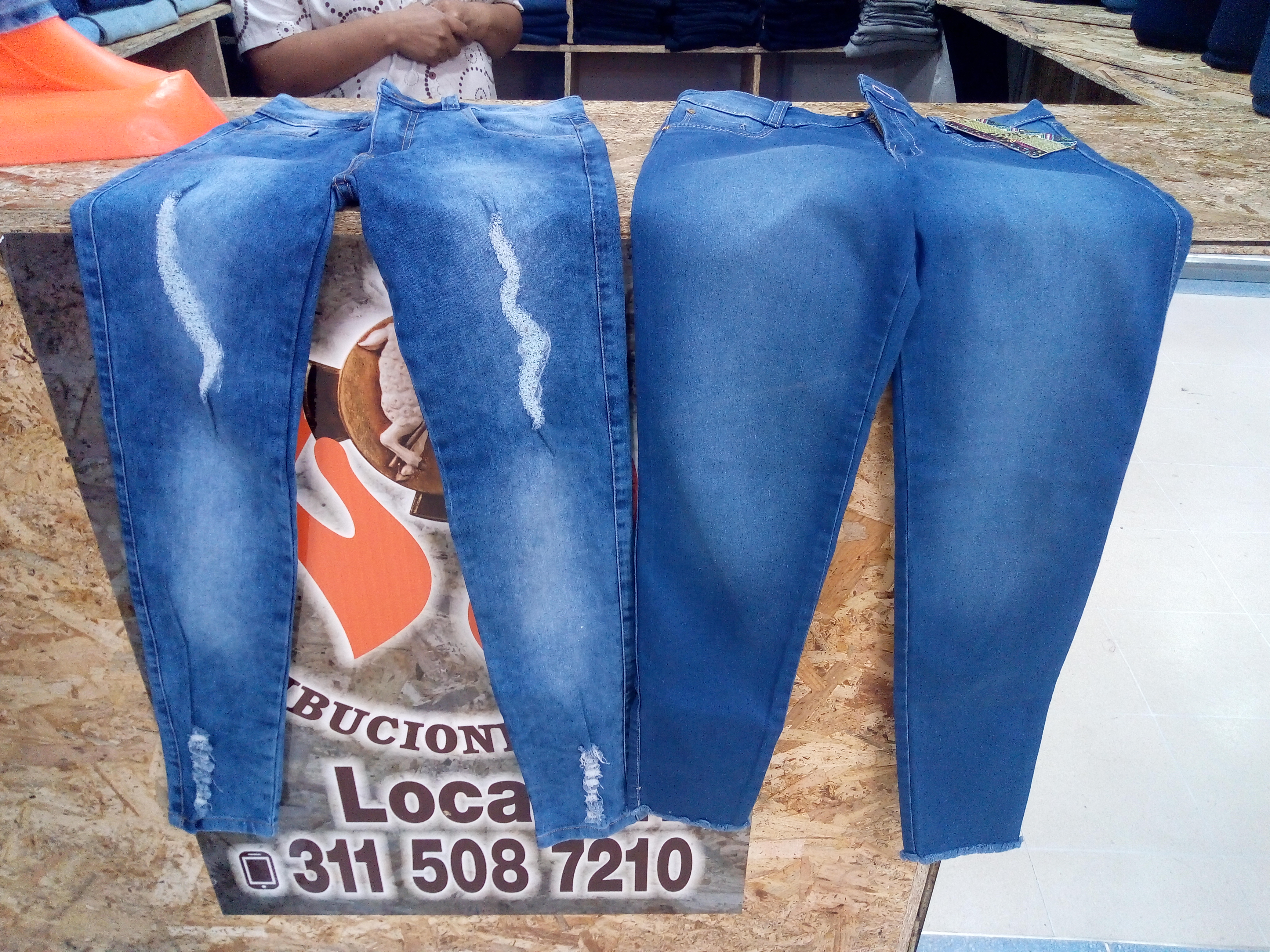 Jean ochentero dama talla 6 a 14