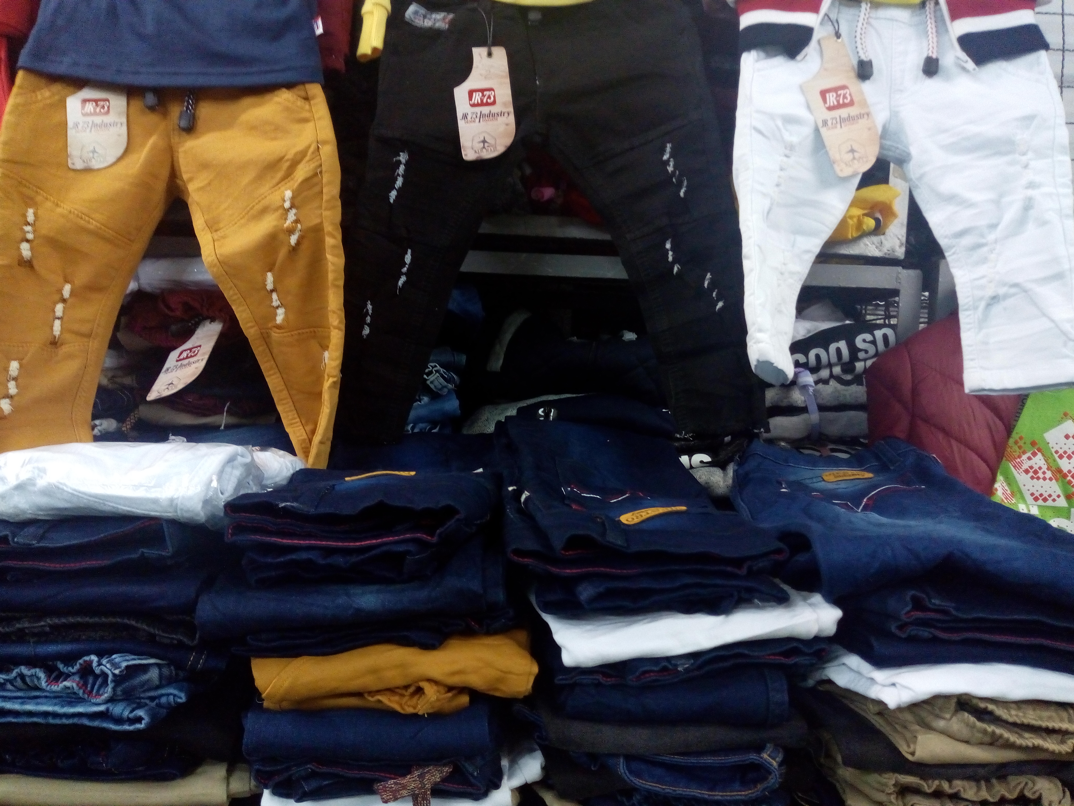 Pantalón dril para niño colores talla 2 a 16