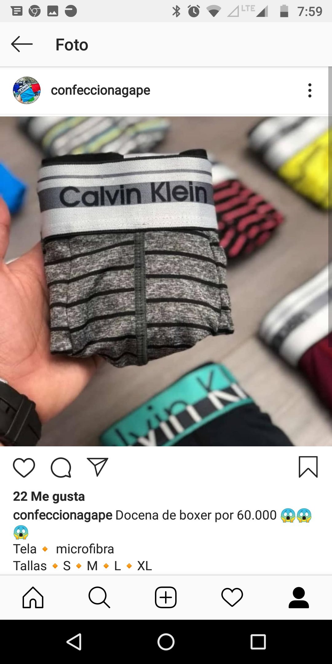 Boxer Calvin Klein