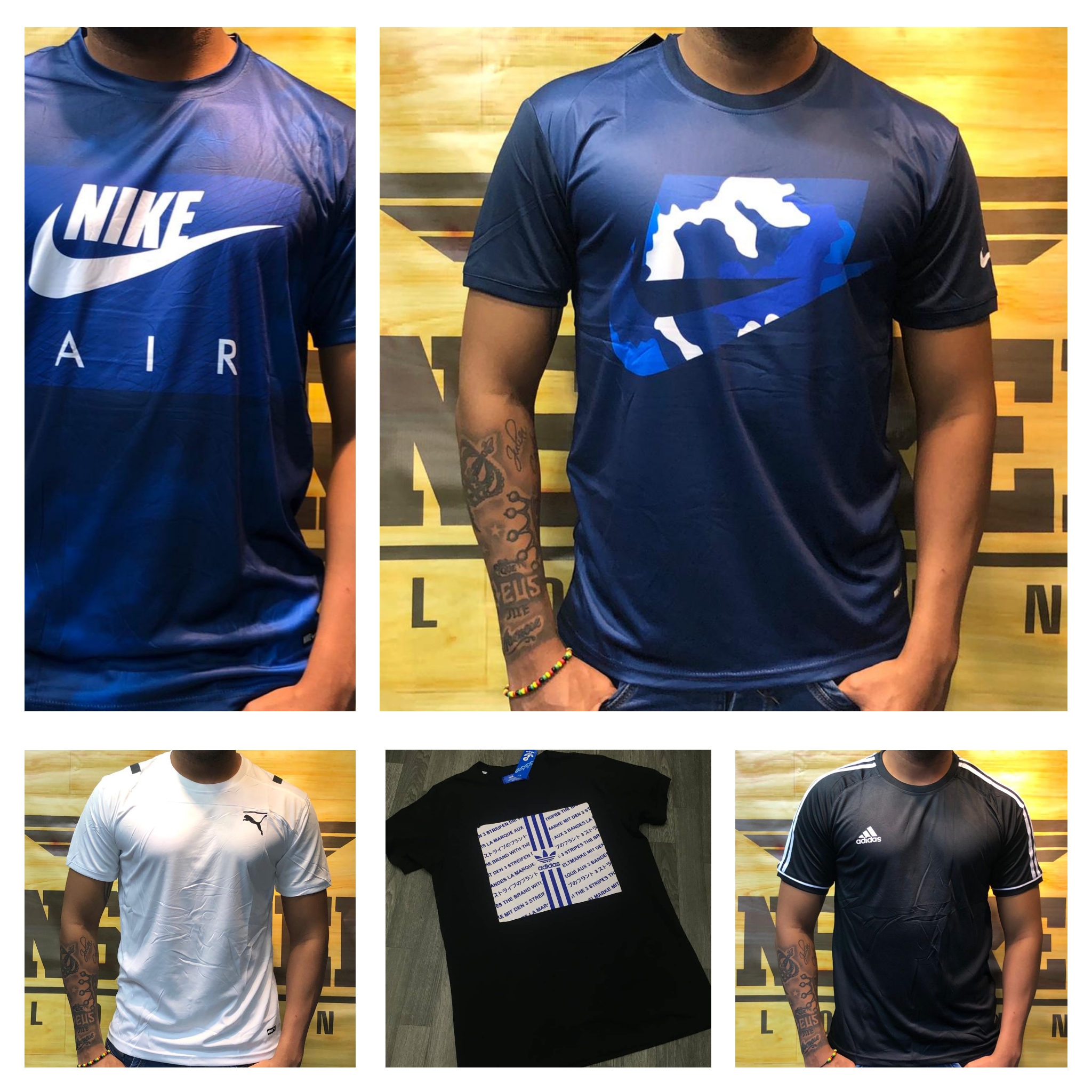 Camisetas deportivas