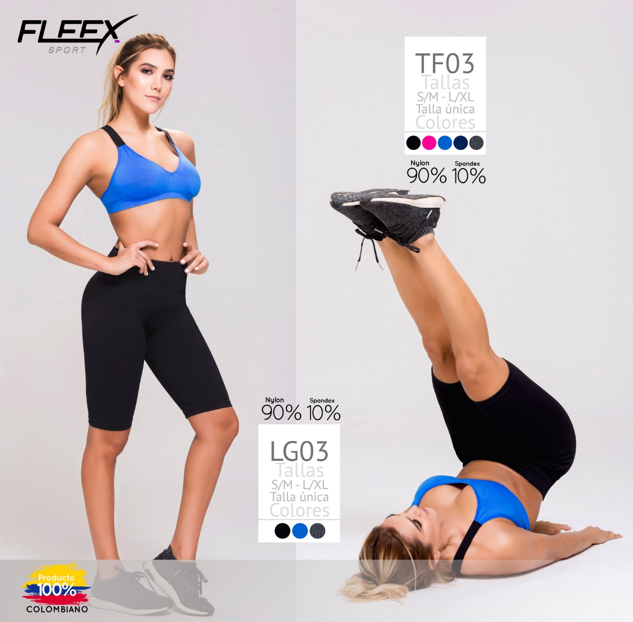 CONJUNTO DEPORTIVO LEGGINS LG03+TOP TF03