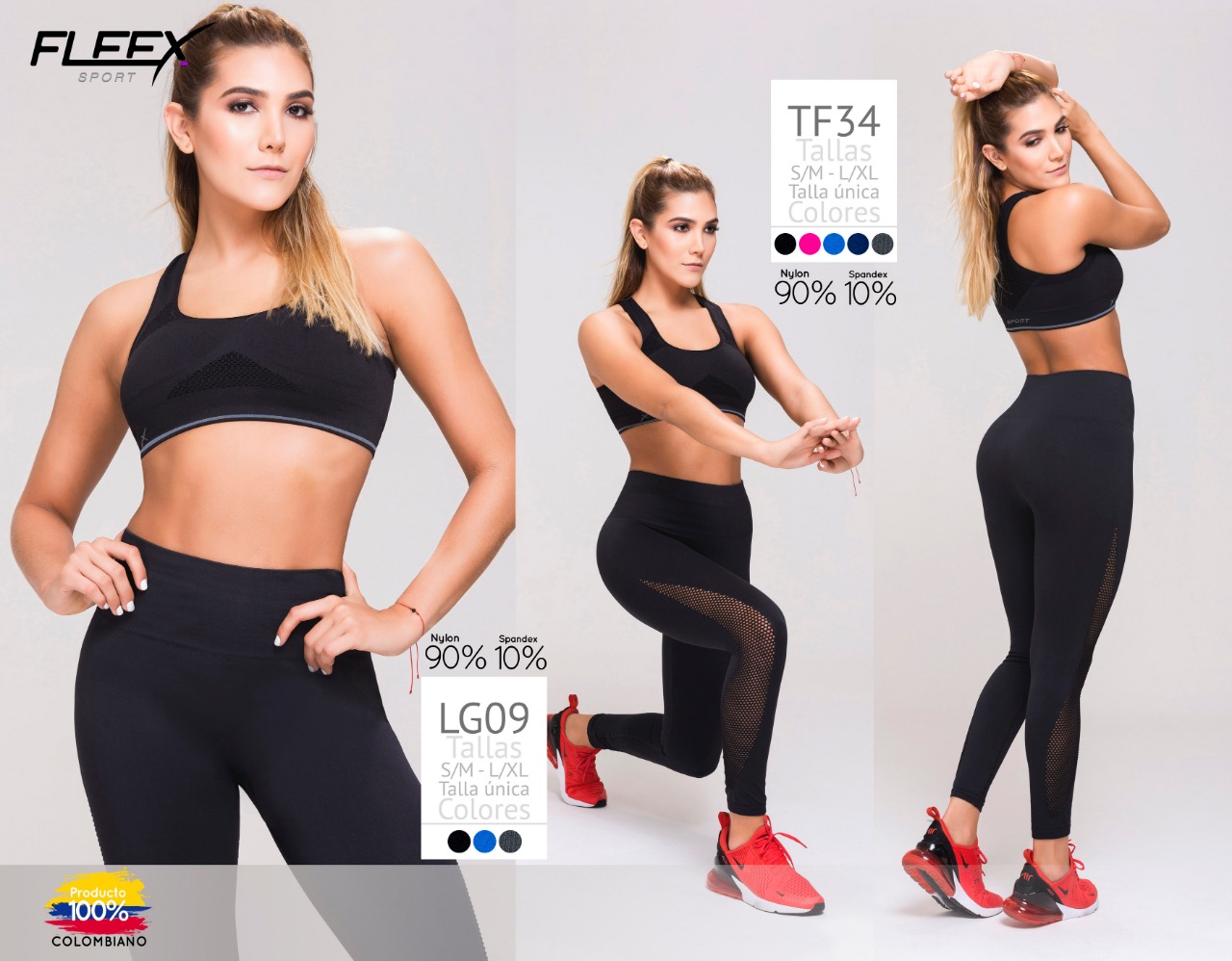 CONJUNTO DEPORTIVO LEGGINS LG09+TOP TF34 VENTA EN CONJUNTO O POR SEPARADO