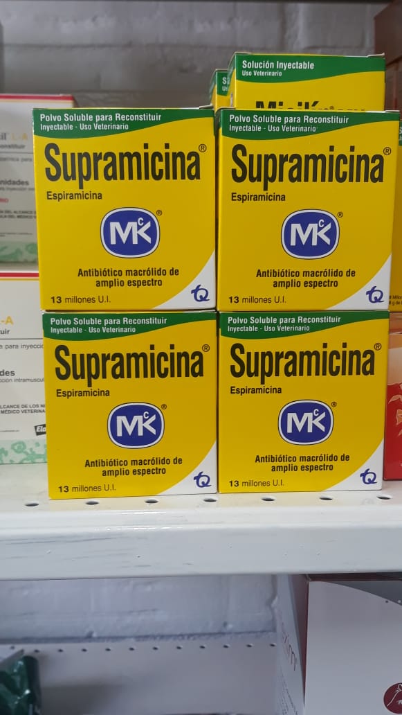 Antibiótico soluble Supramicina Mk