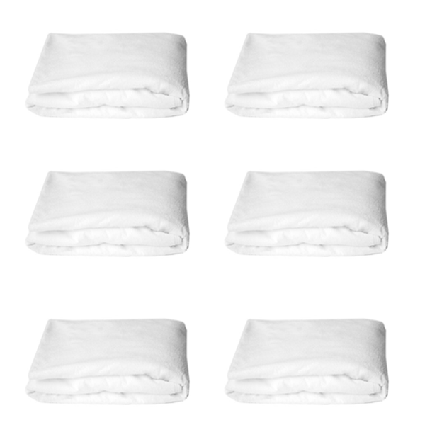 Protector de almohada terry, 100 por ciento impermeable, king, 80 por ciento algodón 30 por ciento poliéster