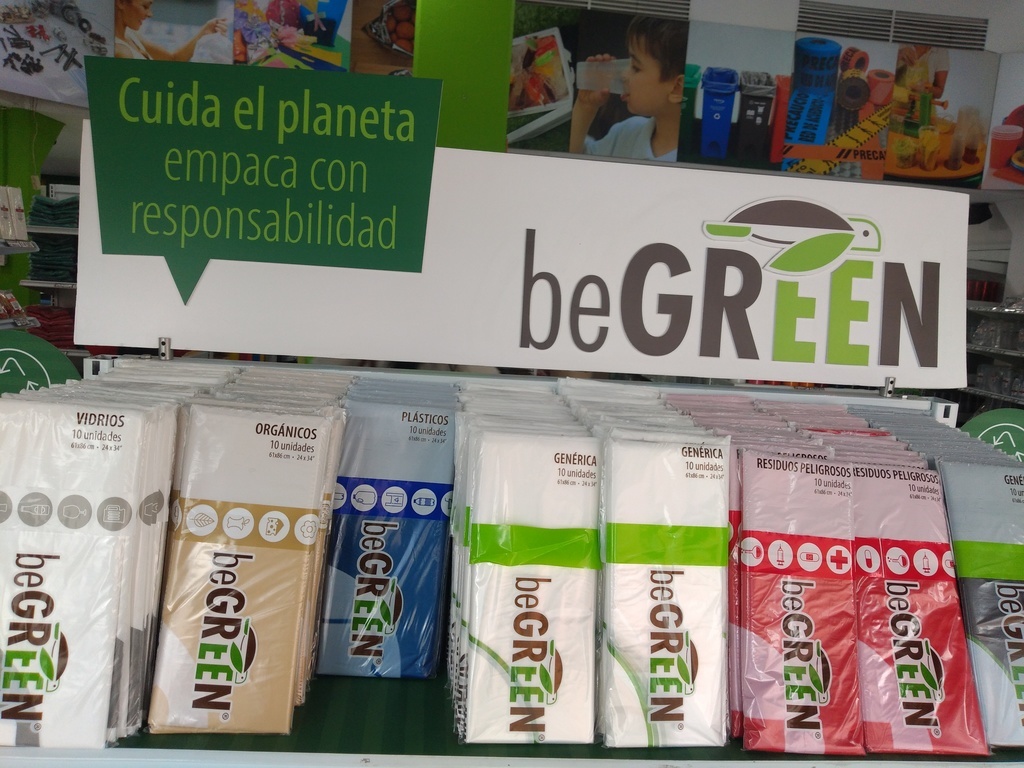 Bolsas biodegradables 61x86 CM (24x34) x 10 unidades