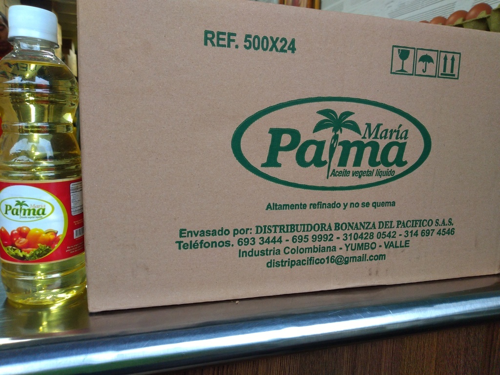 Aceite palmares x 500 ml caja 24 unidades