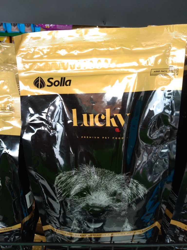 Cuido Lucky cachorro razas medianas x 2 kg