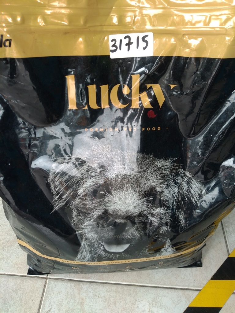 Cuido Lucky cachorros razas medianas x 8 kg