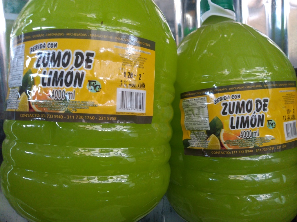Zumo de limón x 4000 ml