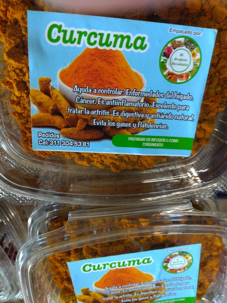 Cúrcuma bandeja