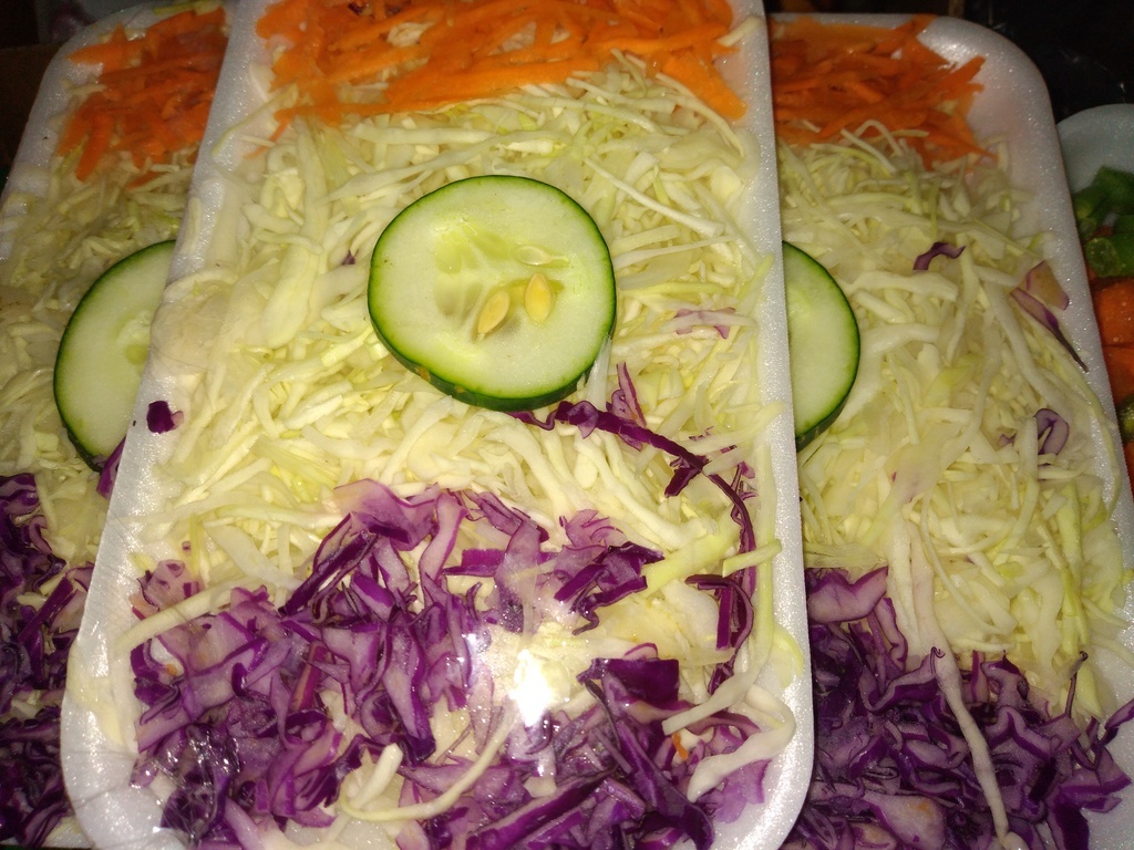 Ensalada en bandeja