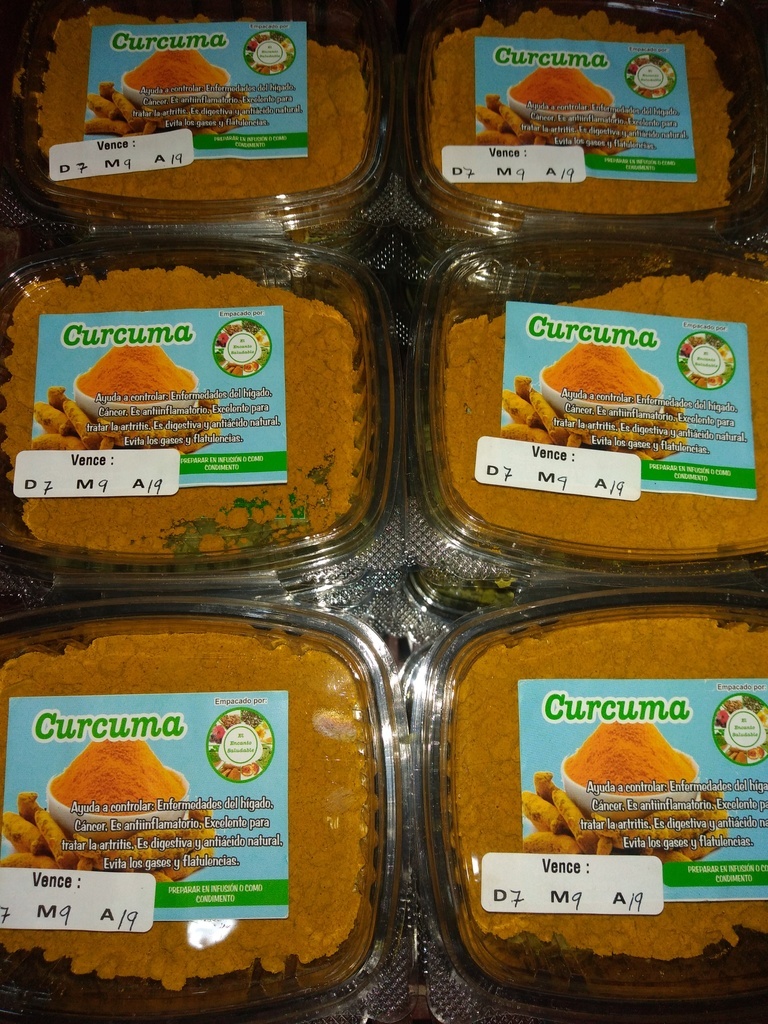 Cúrcuma bandeja