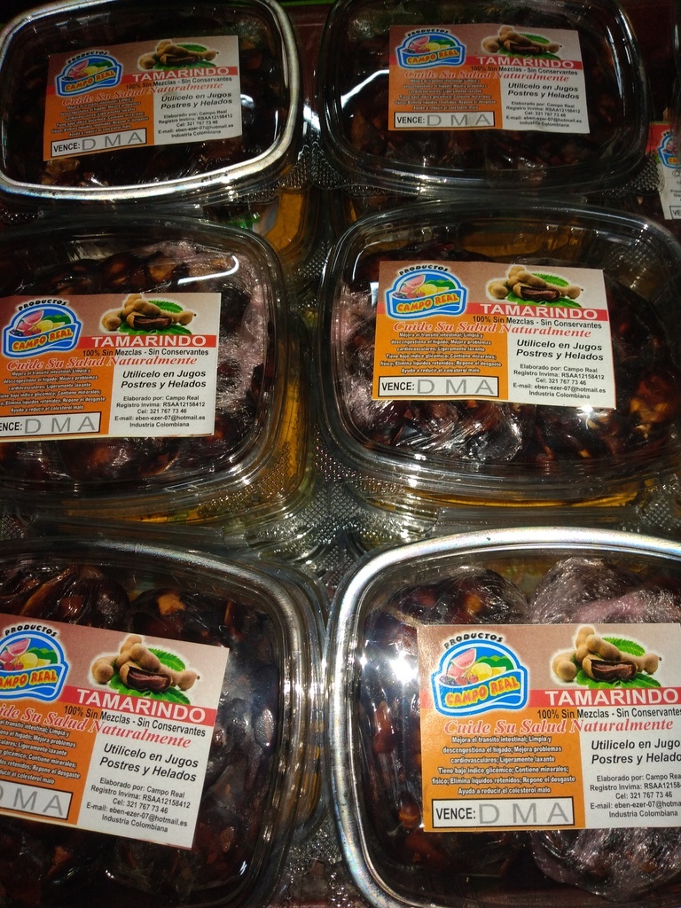 Tamarindo en pulpa domo