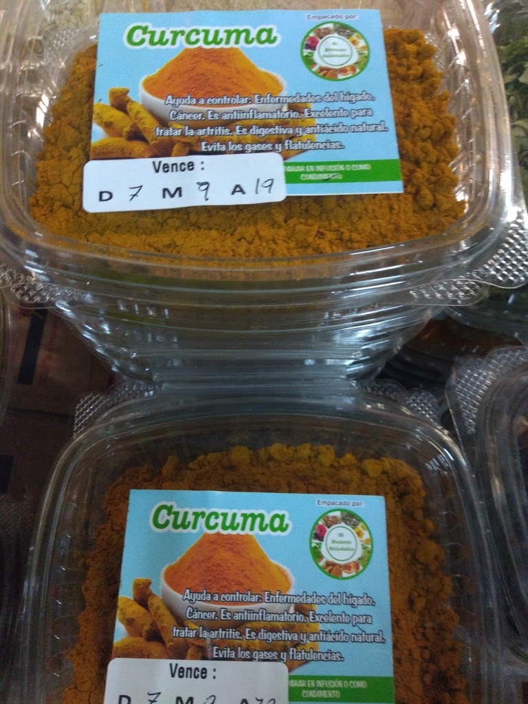 Cúrcuma bandeja