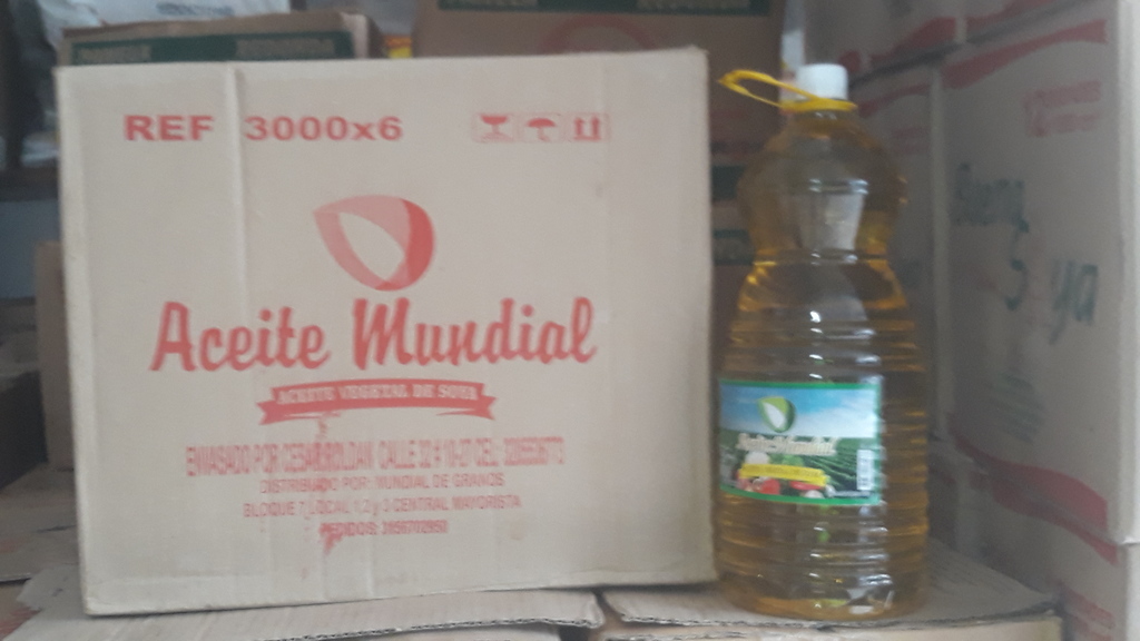 Aceite de Cocina Mundial *3000*6 unidades