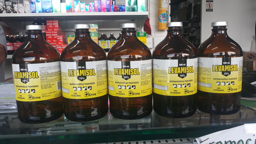 Lecamisol 500ml al 15 por ciento