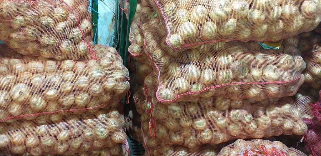Cebolla de huevo blanca